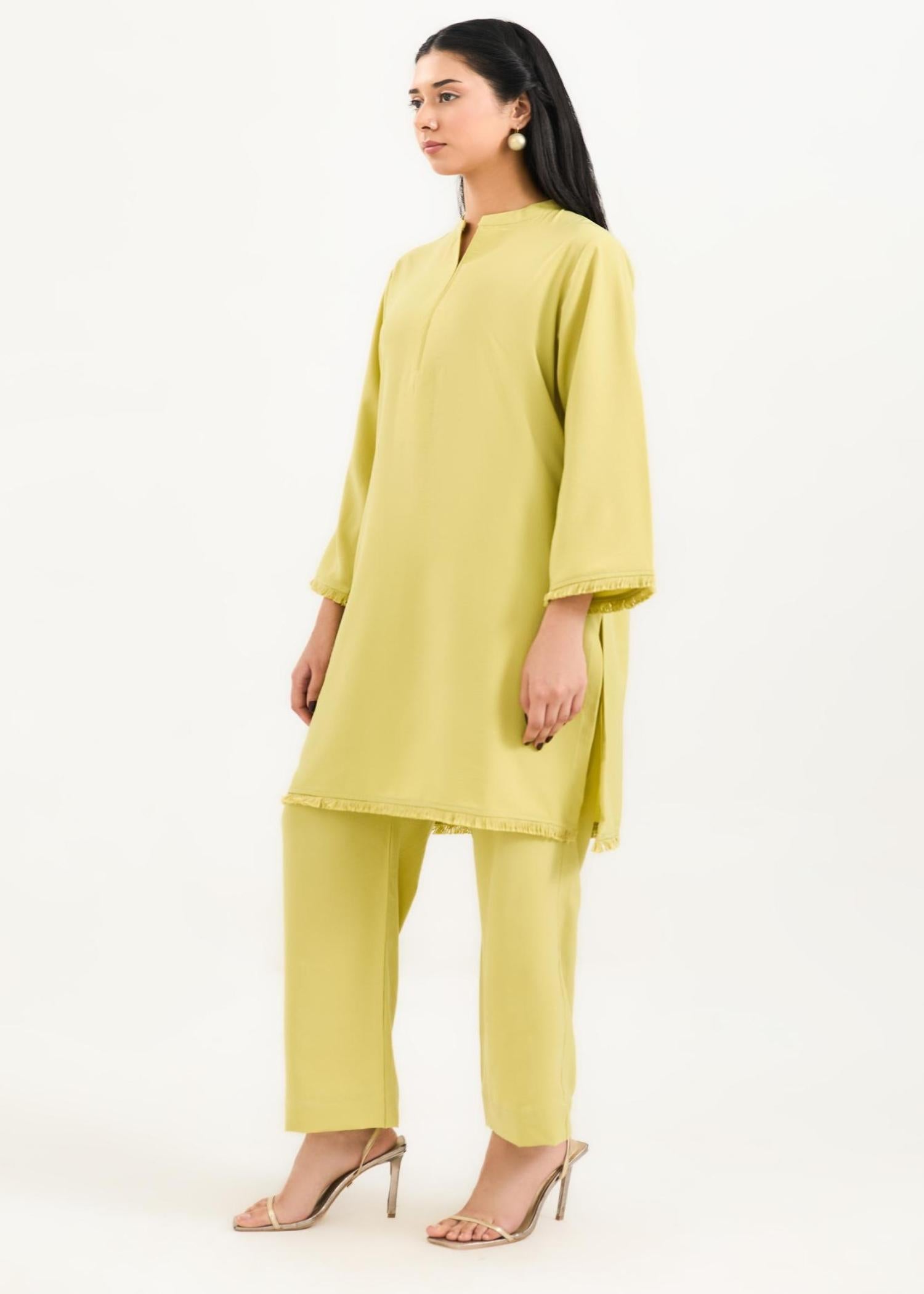 polycotton Co Ord Sets in Yellow green