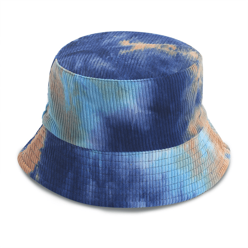 Corduroy Tie Dye Fisherman Hat