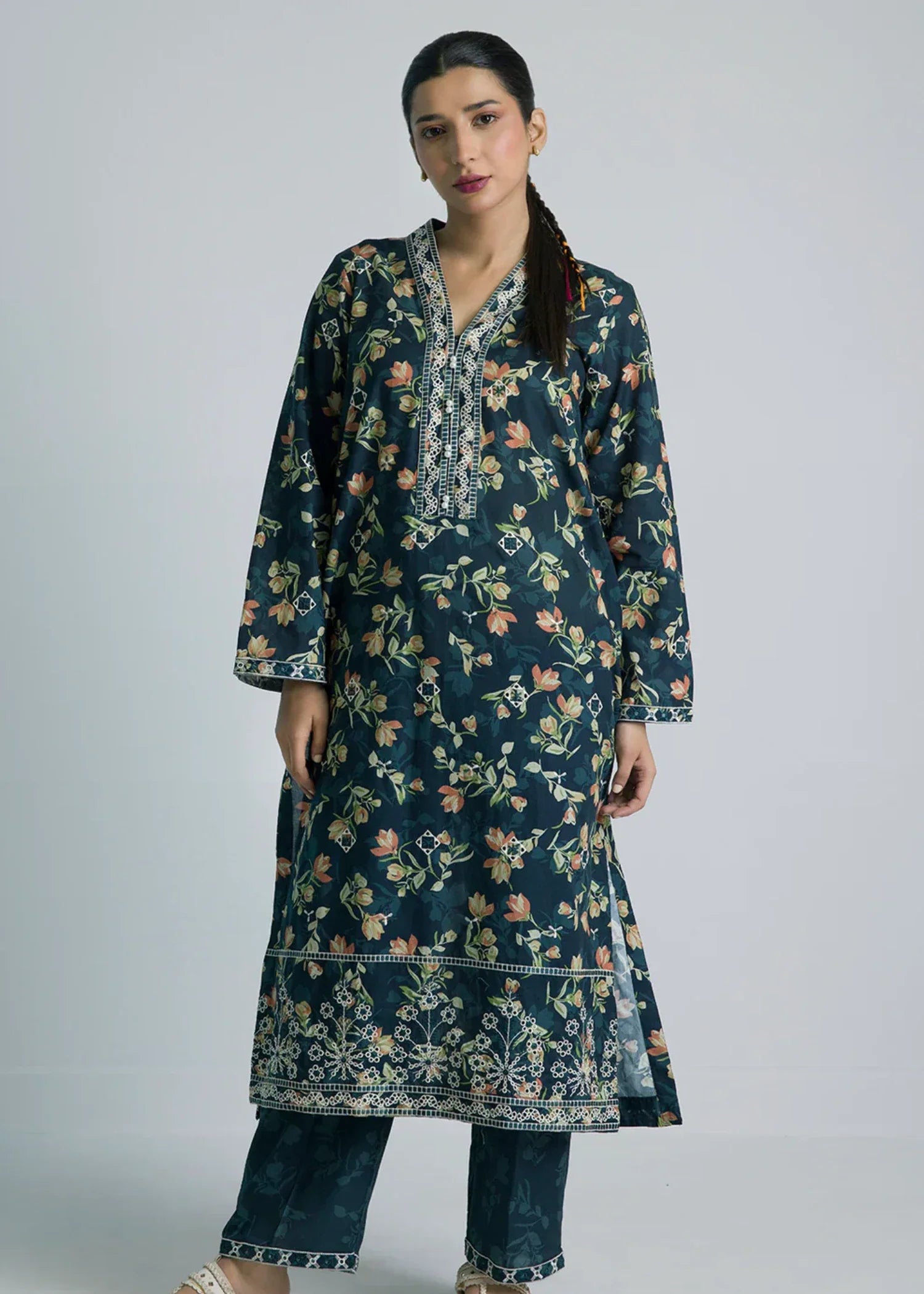 cambric Co Ord Sets in Dark blue
