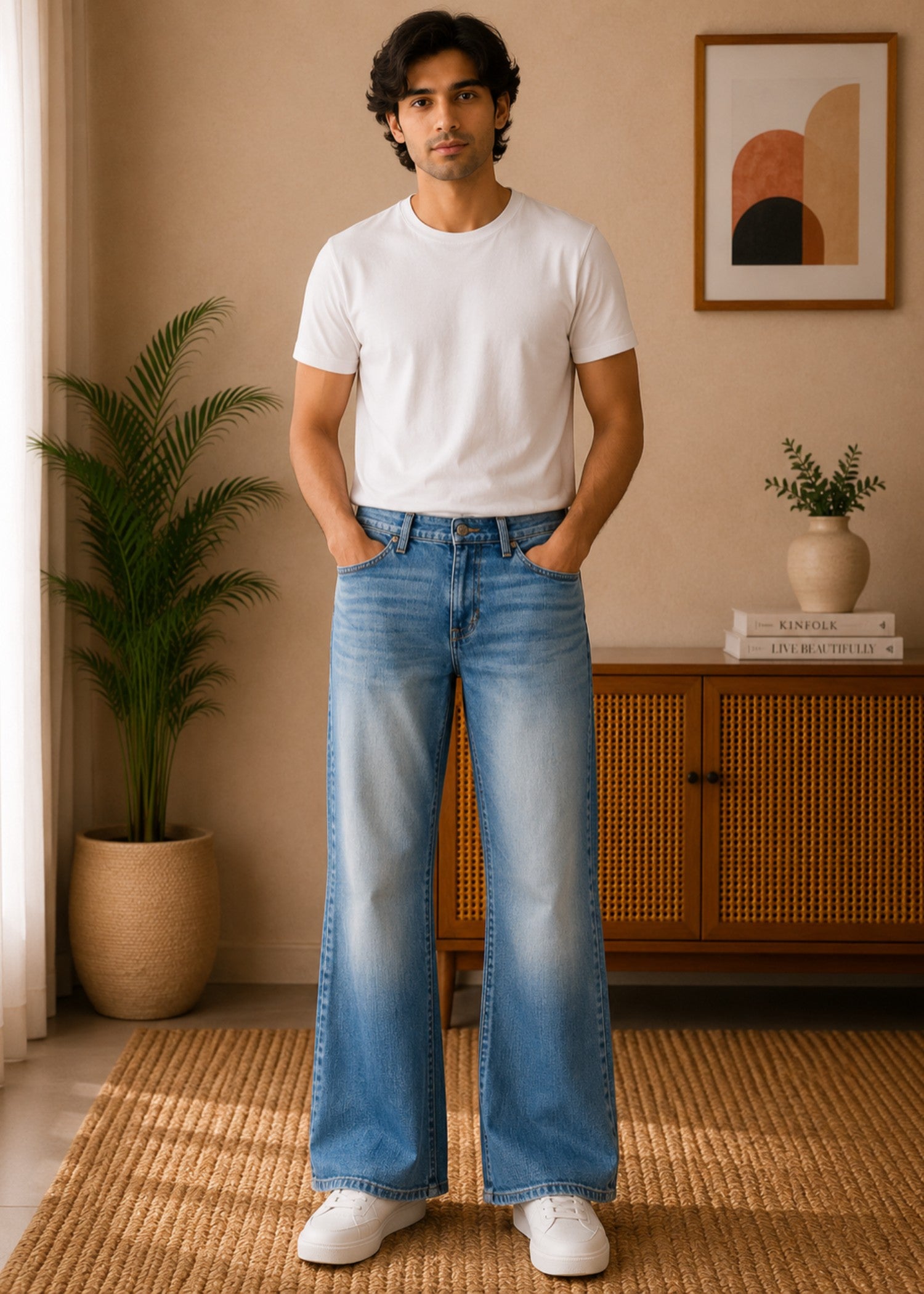 denim Jeans in Sapphire blue