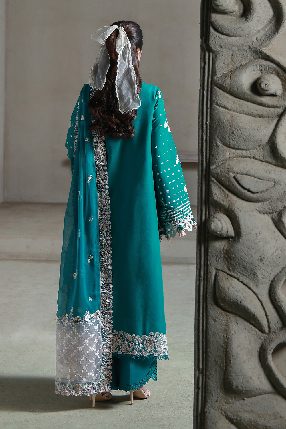 Saagar Festive Luxury Lawn – AYZEL (AL-07)