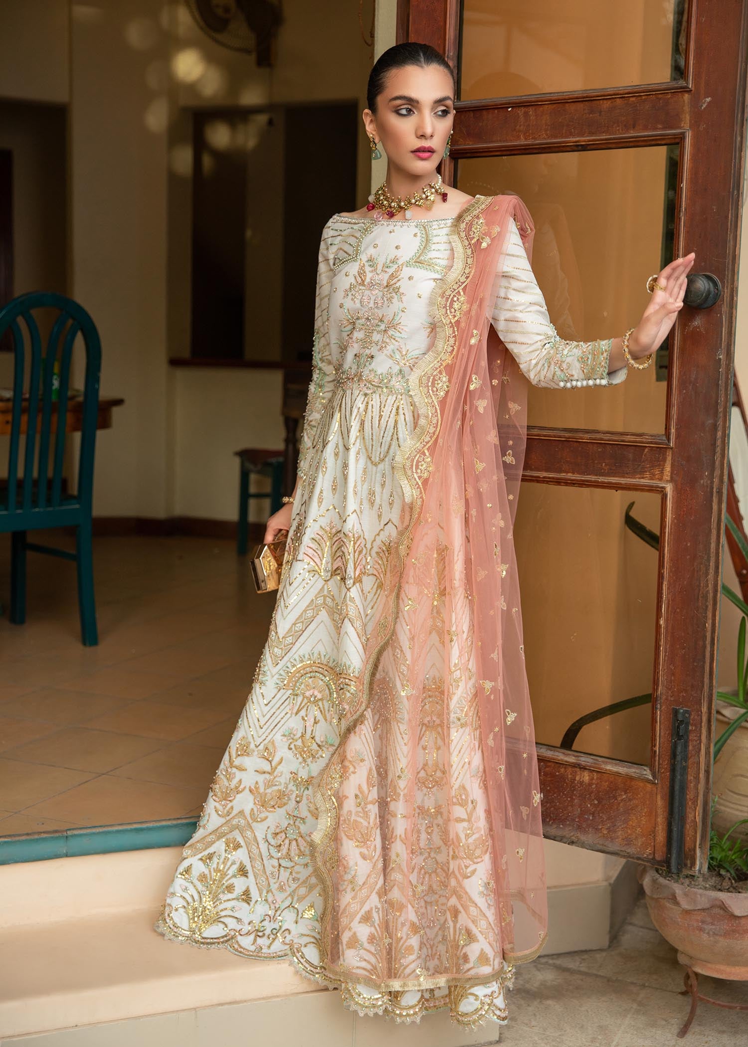 net Unstitched in Off-white