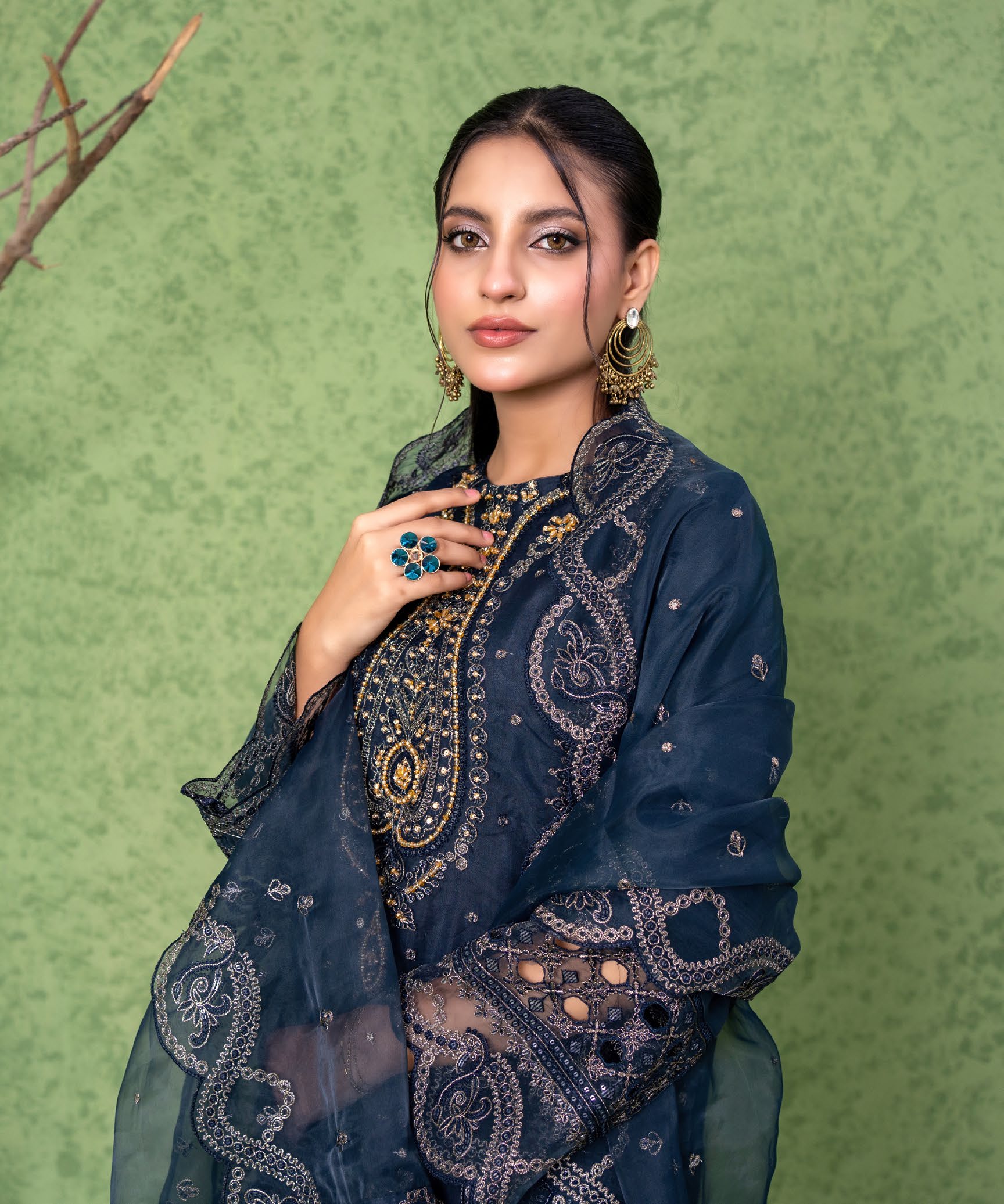 Kahani Festive Pret Organza Formals – D-2
