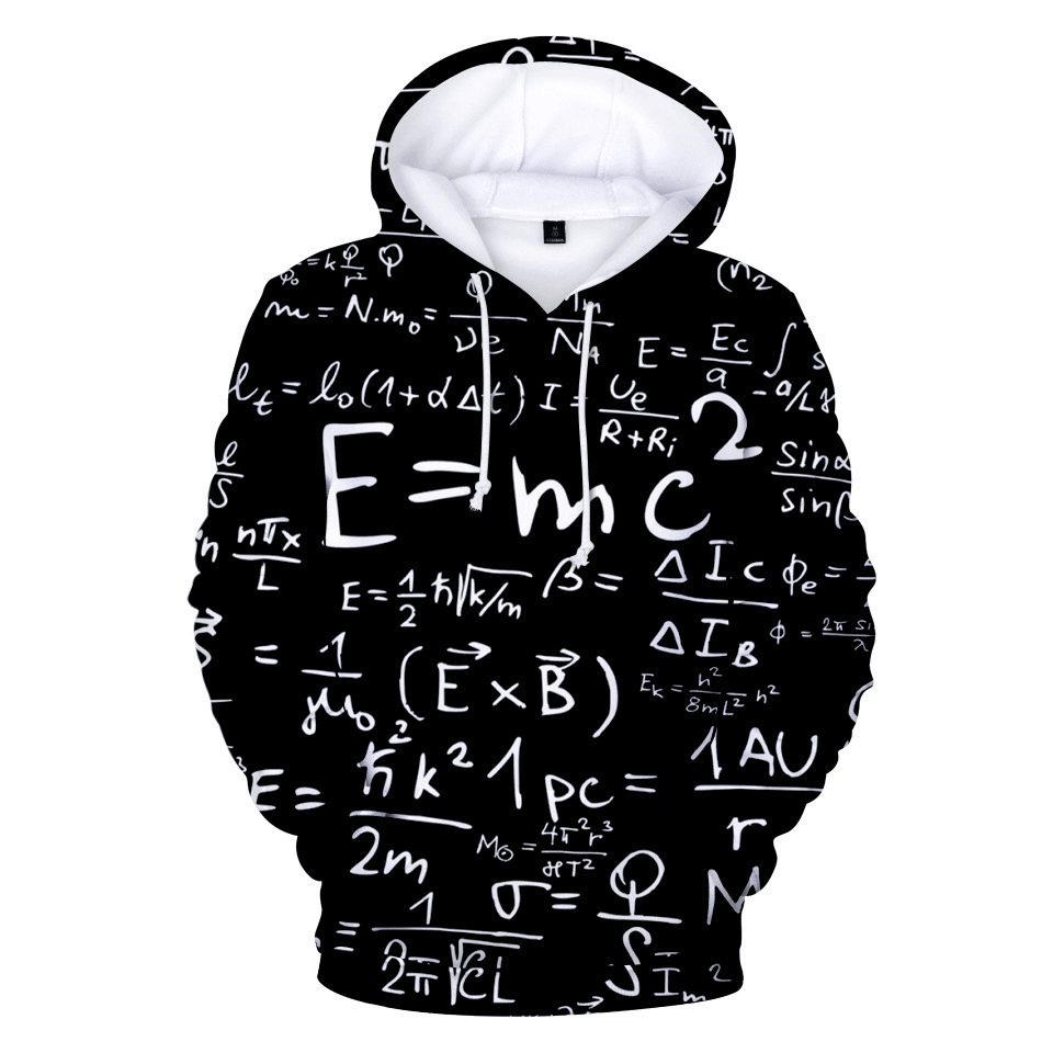 Men'S 3D Digital Print Hooded Sweatshirt