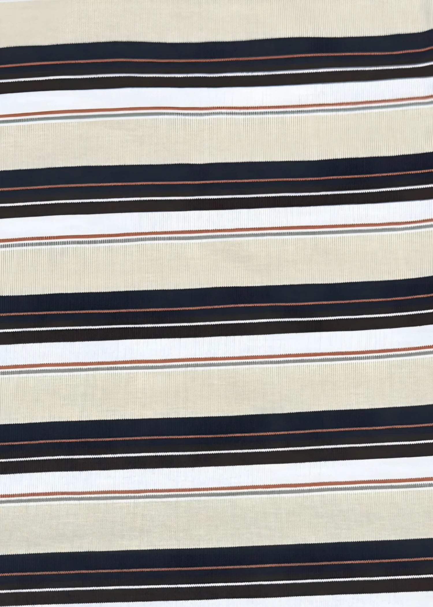 single jersey knit T Shirt in Beige, black