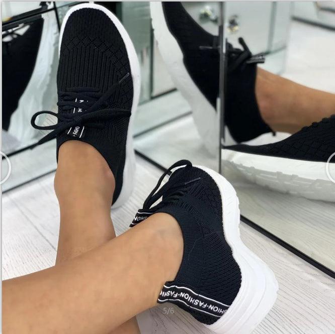 Color Matching Rubber Fashion Casual Shoes
