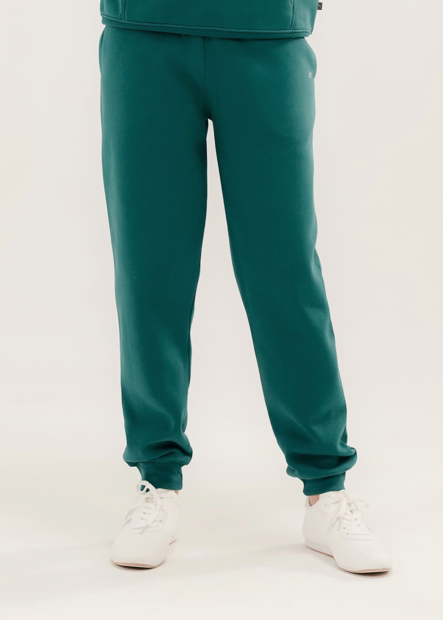 fleece Trousers in Pine green