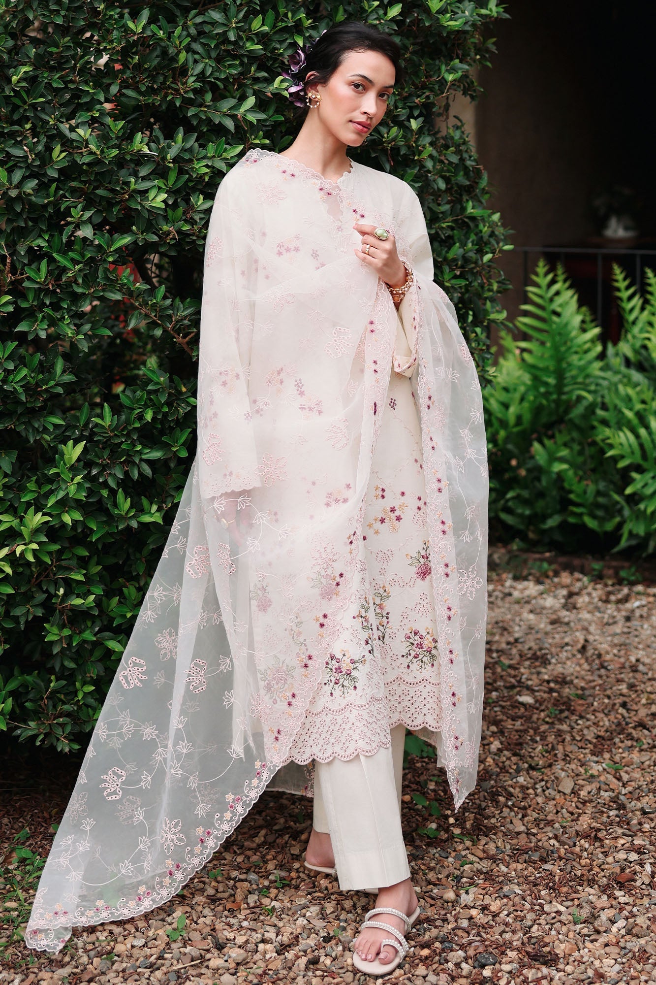 Eid Lawn Edit – Caramel Cream