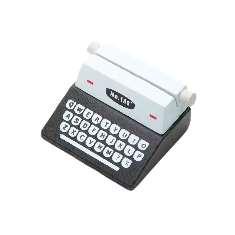 Vintage Typewriter Wooden Memo Holder - view 3