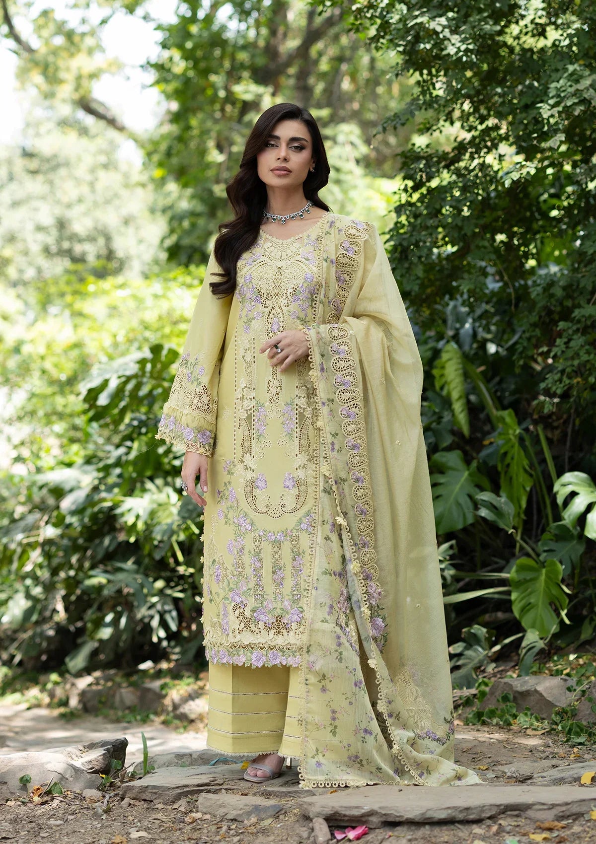 Luxury Lawn – ELQ-7a Butter Yellow