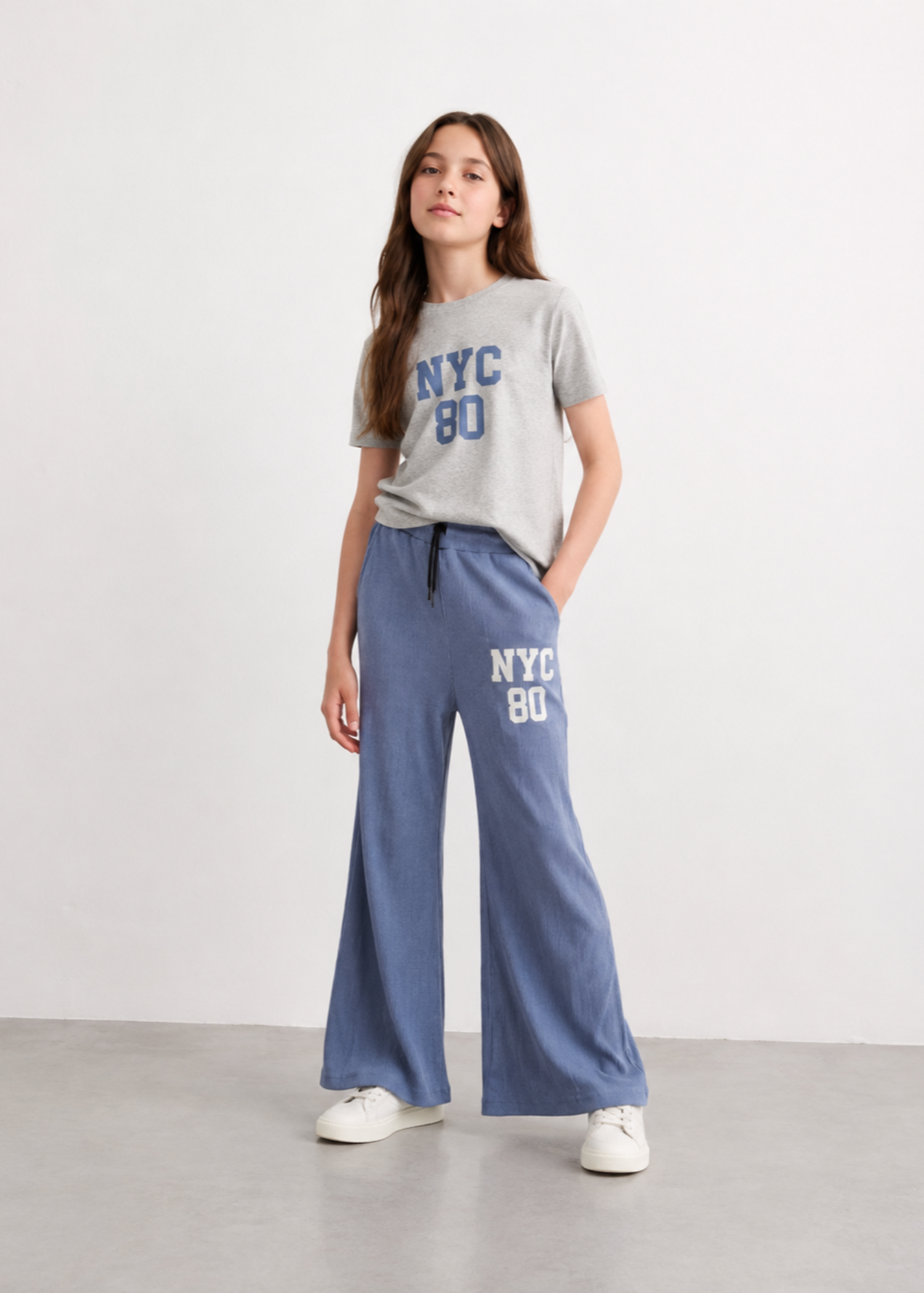 Co Ord Sets in Ash grey, light blue