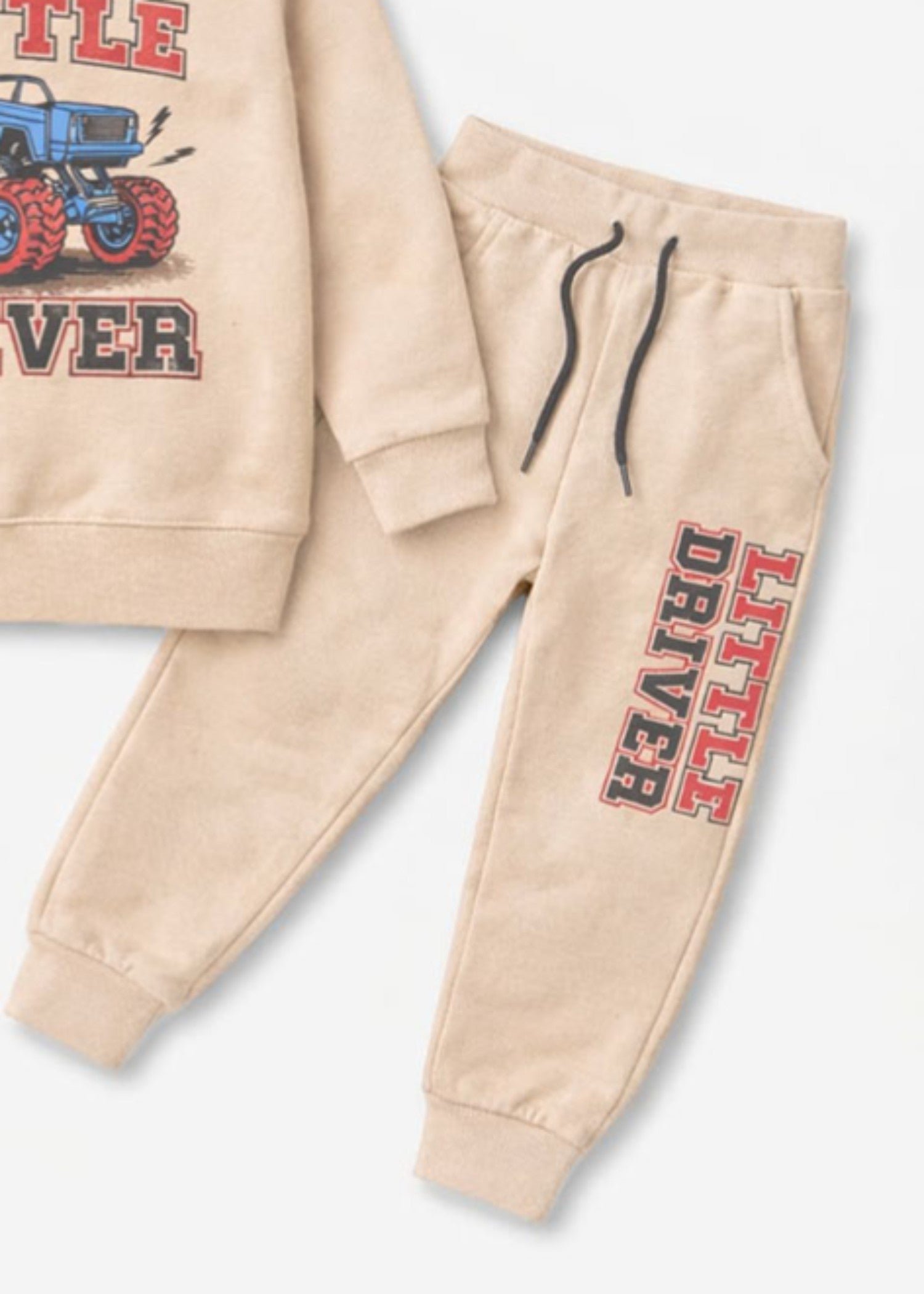fleece Tracksuit in Wheat