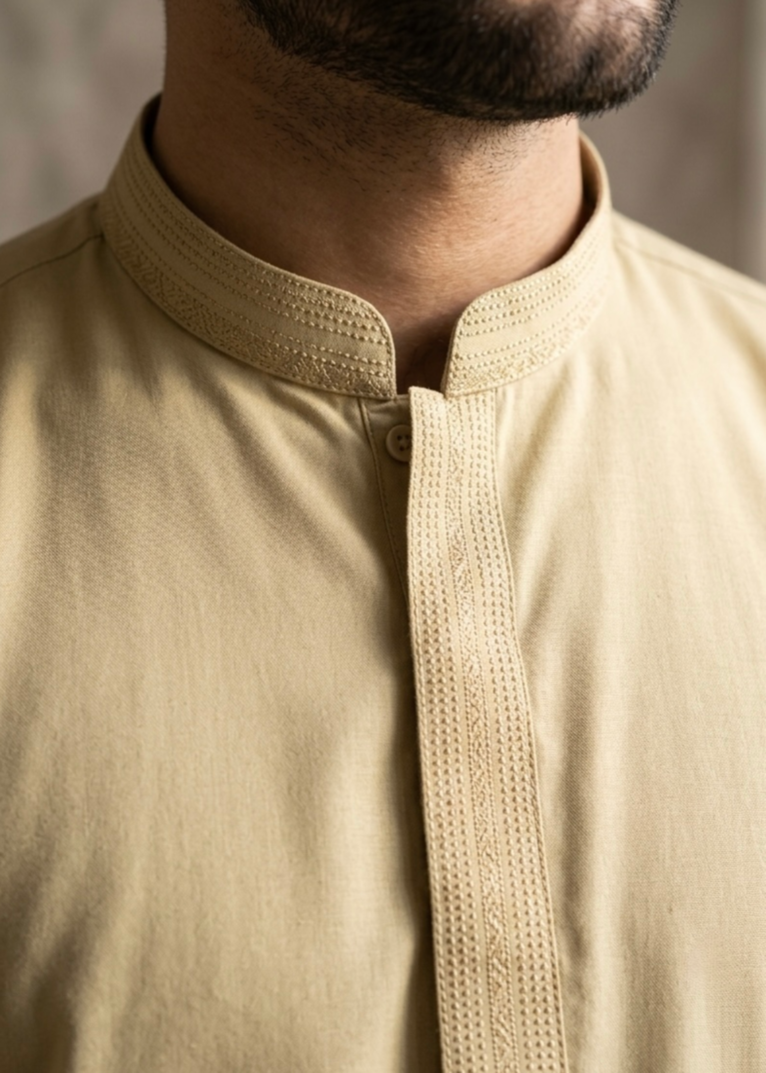 wash & wear Shalwar Kameez in Wheat