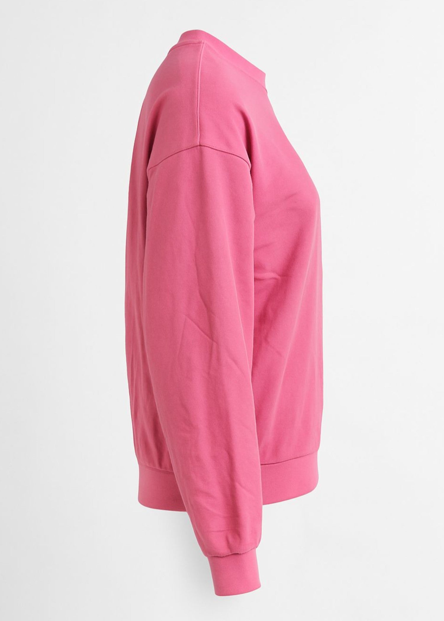 fleece Sweatshirt in Hot pink red