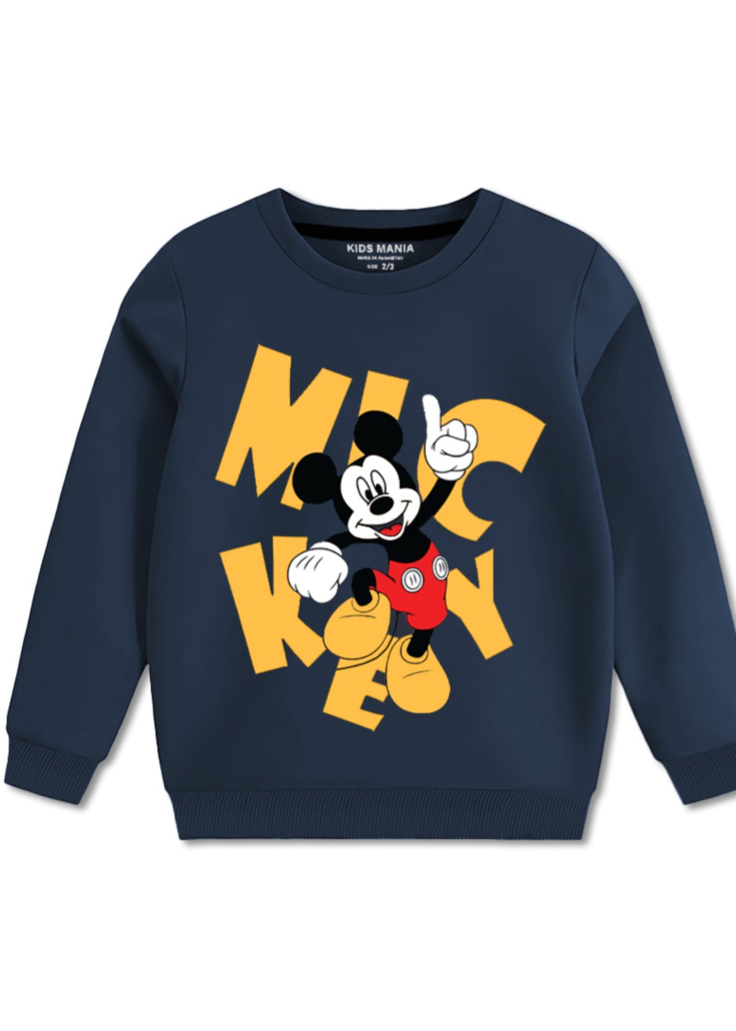 fleece Sweatshirt in Moonlight blue
