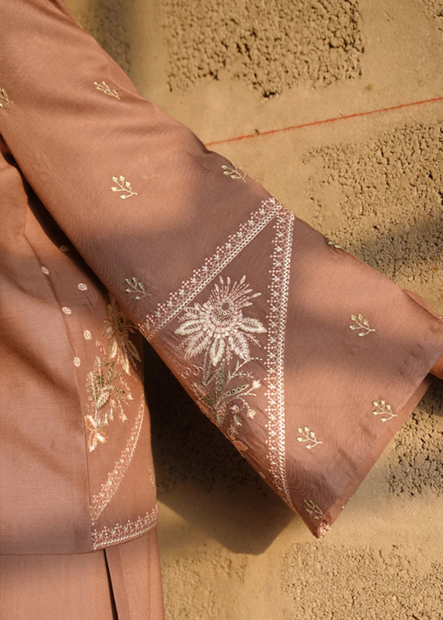 pure linen Jacket in Mauve pink
