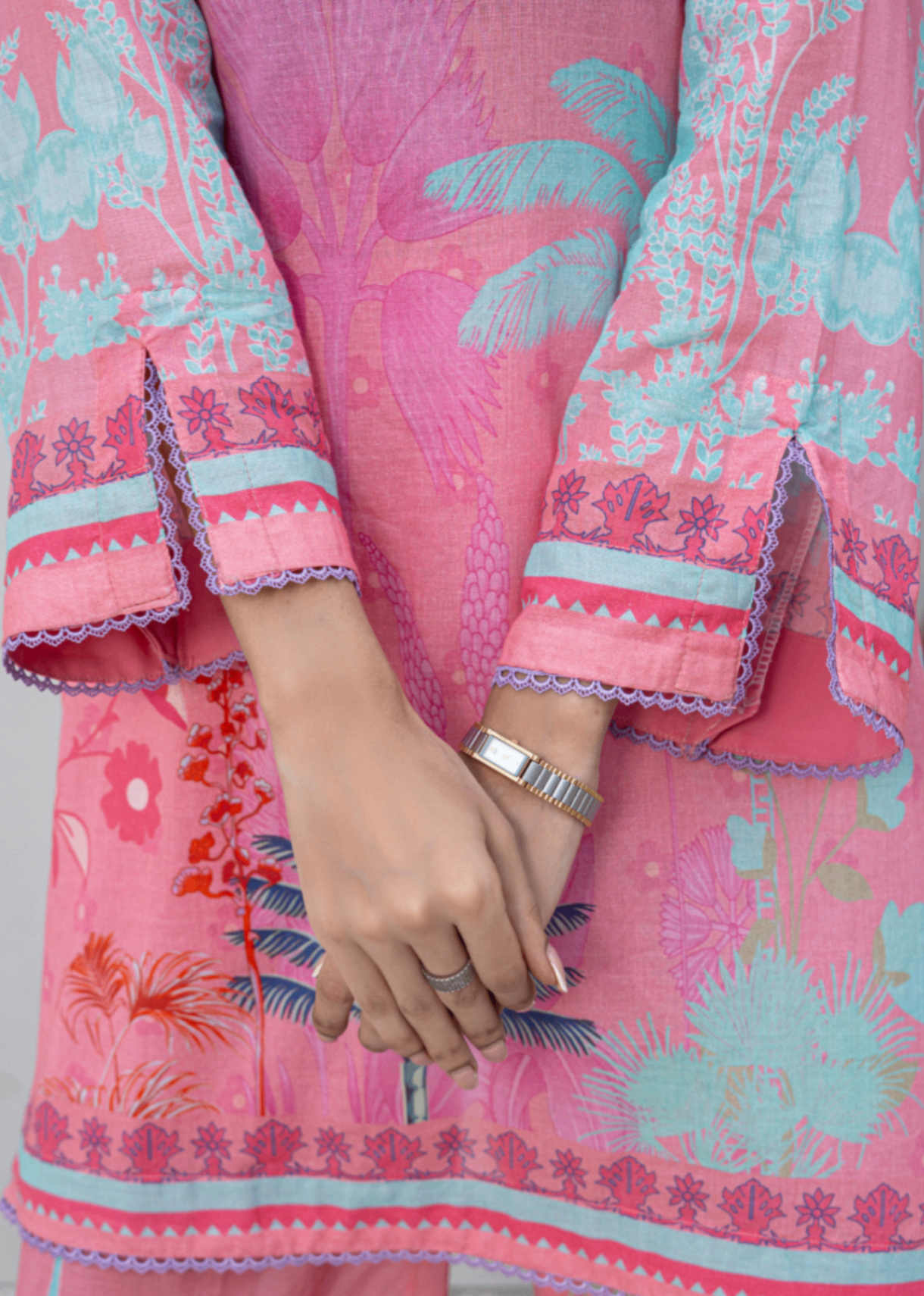 lawn Co Ord Sets in Pink