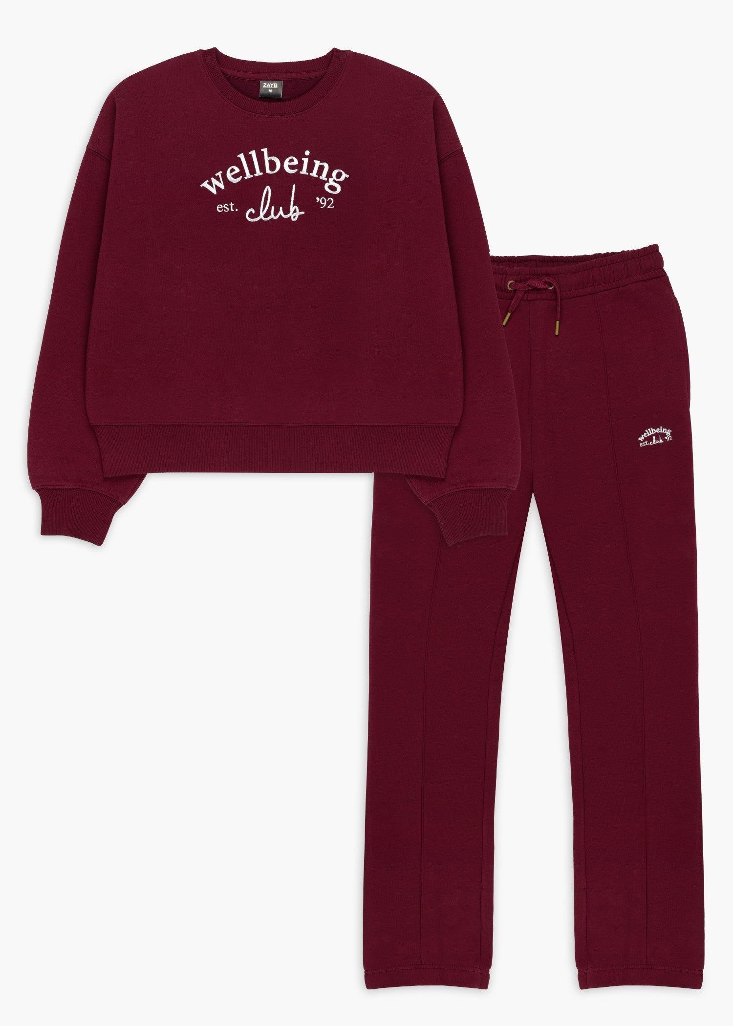 polycotton Co Ord Sets in Burgundy