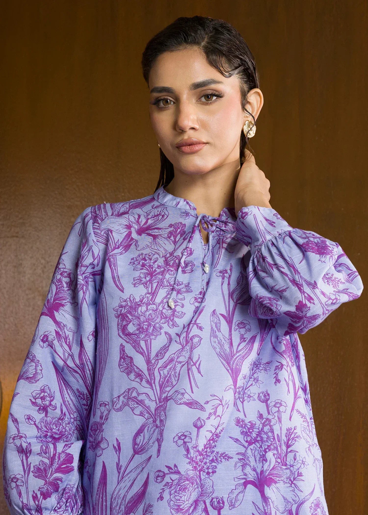 khaddar Co Ord Sets in Lavender