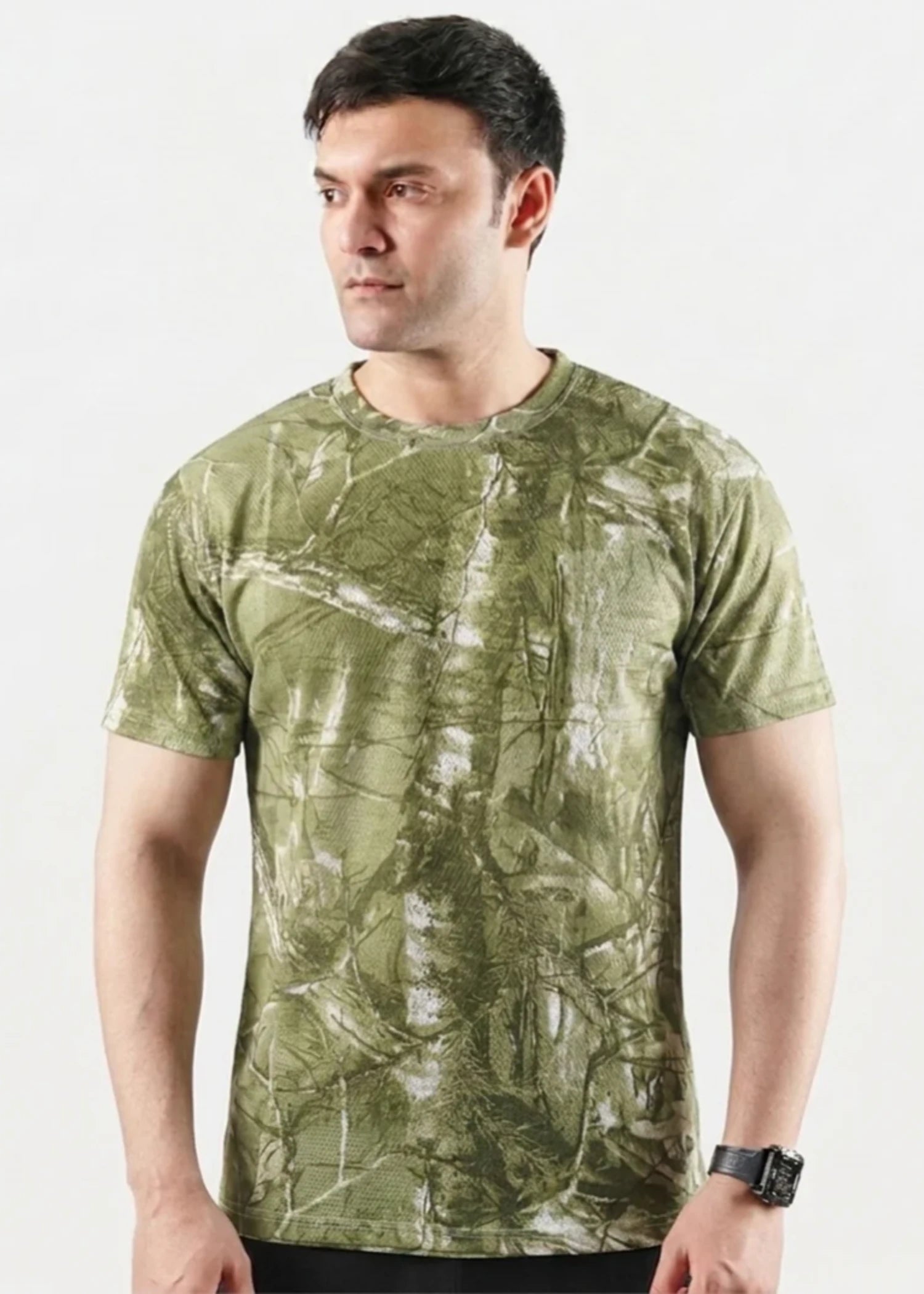cotton T Shirt in Yellow green by Wear To Fit