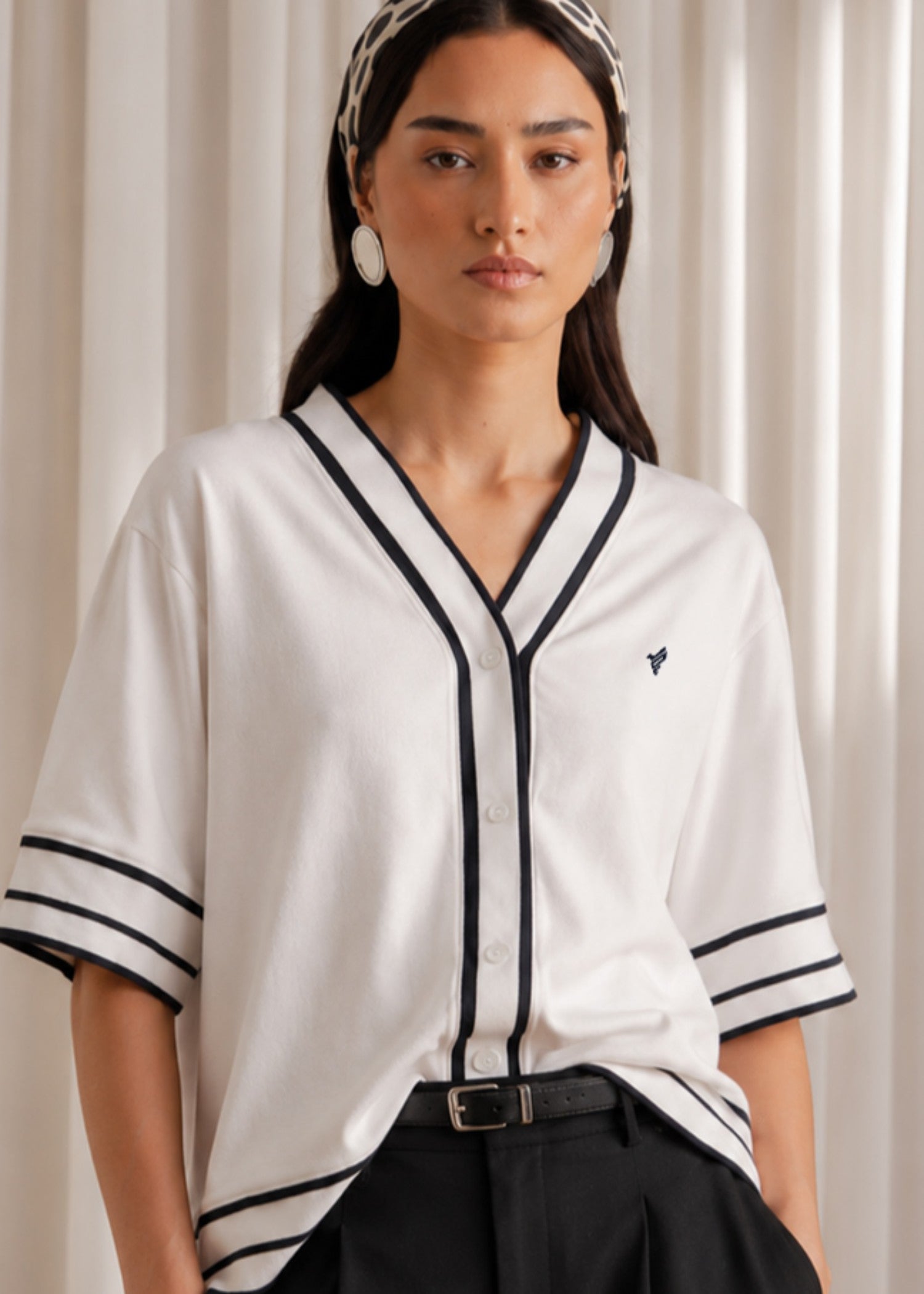 cotton Cardigan in White
