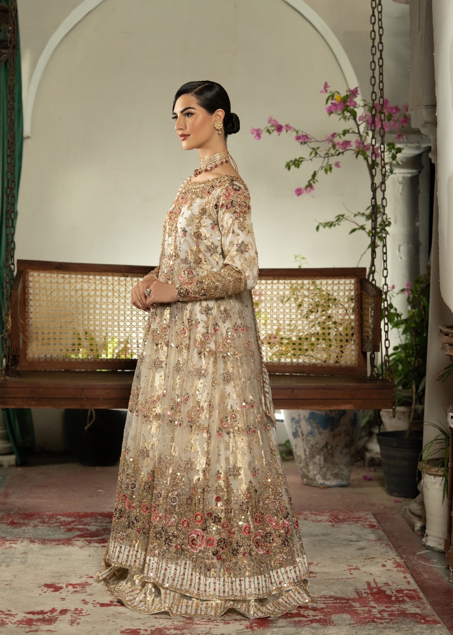 chiffon Maxi in Ivory
