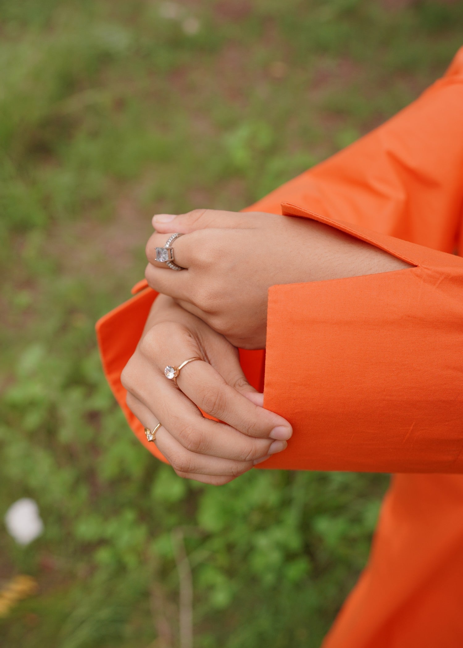 cotton Co Ord Sets in Orange