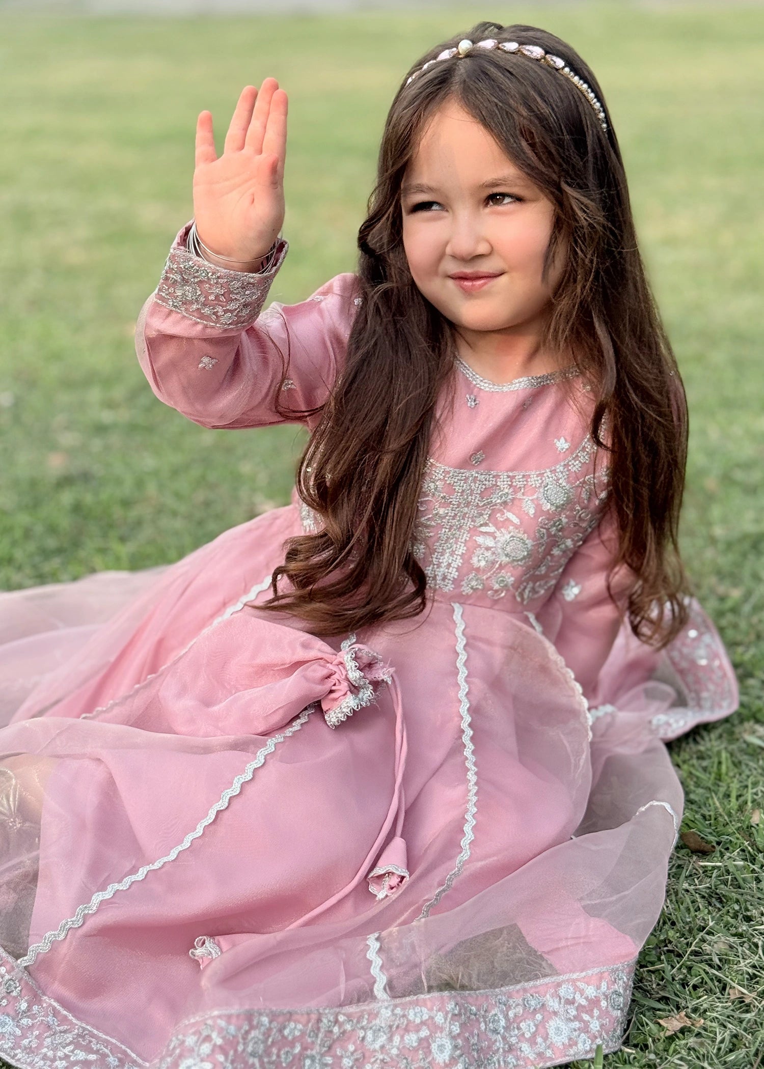 tissue Pishwas in Baby pink