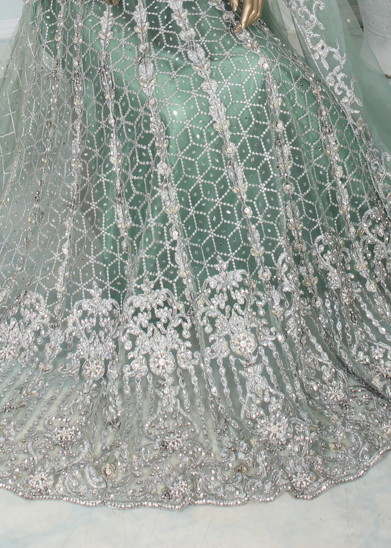 net Maxi in Moss green
