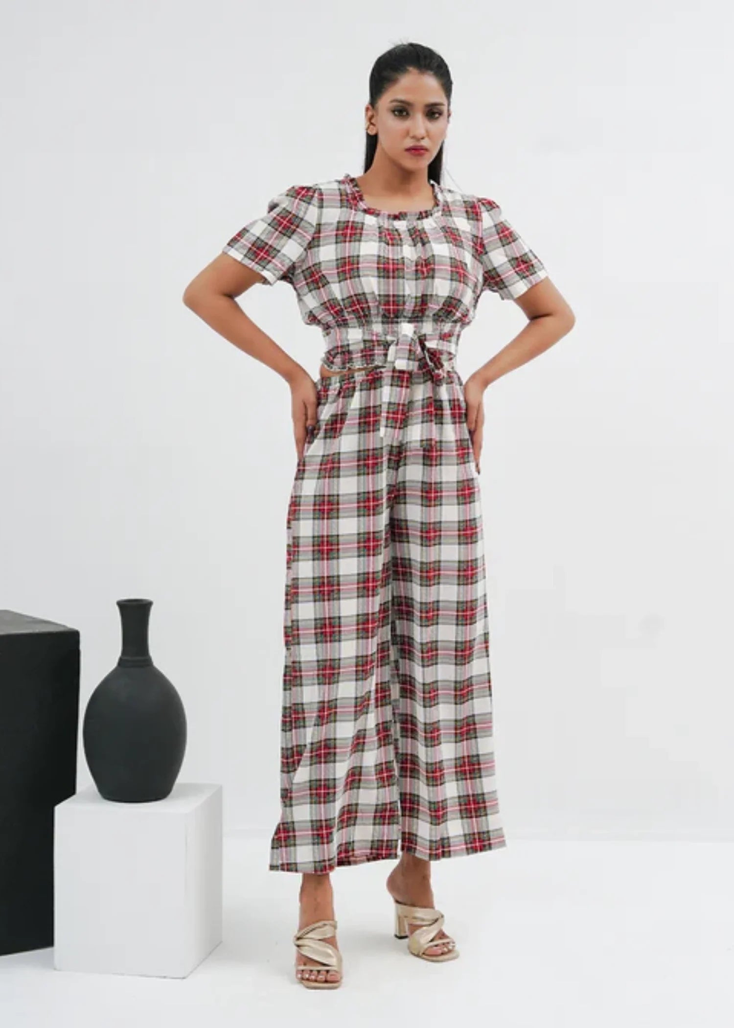 chiffon Co Ord Sets in White