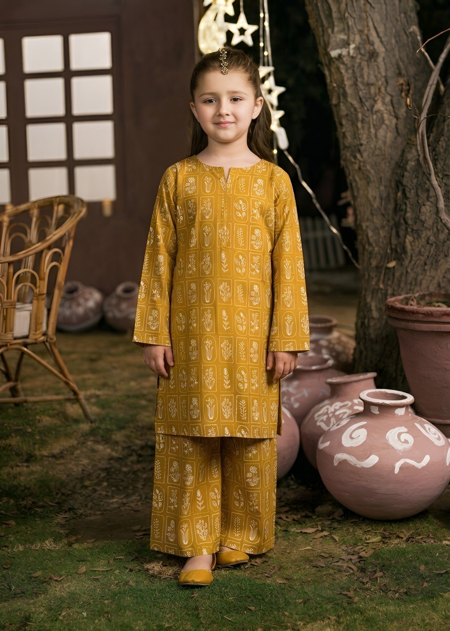 linen Co Ord Sets in Mari gold