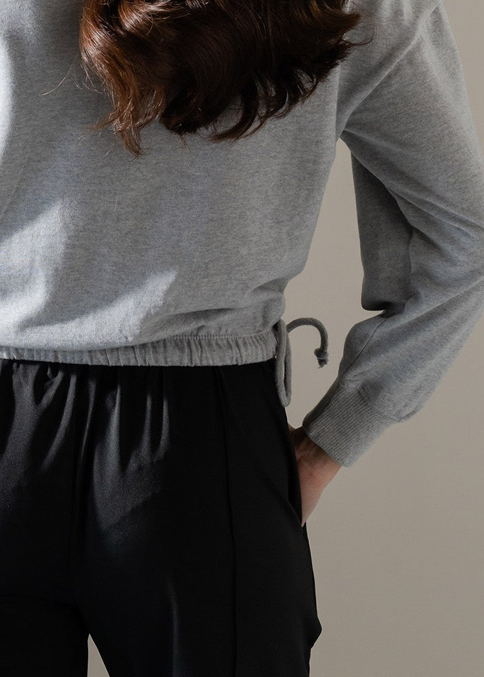 cotton Sweatshirt in Grey