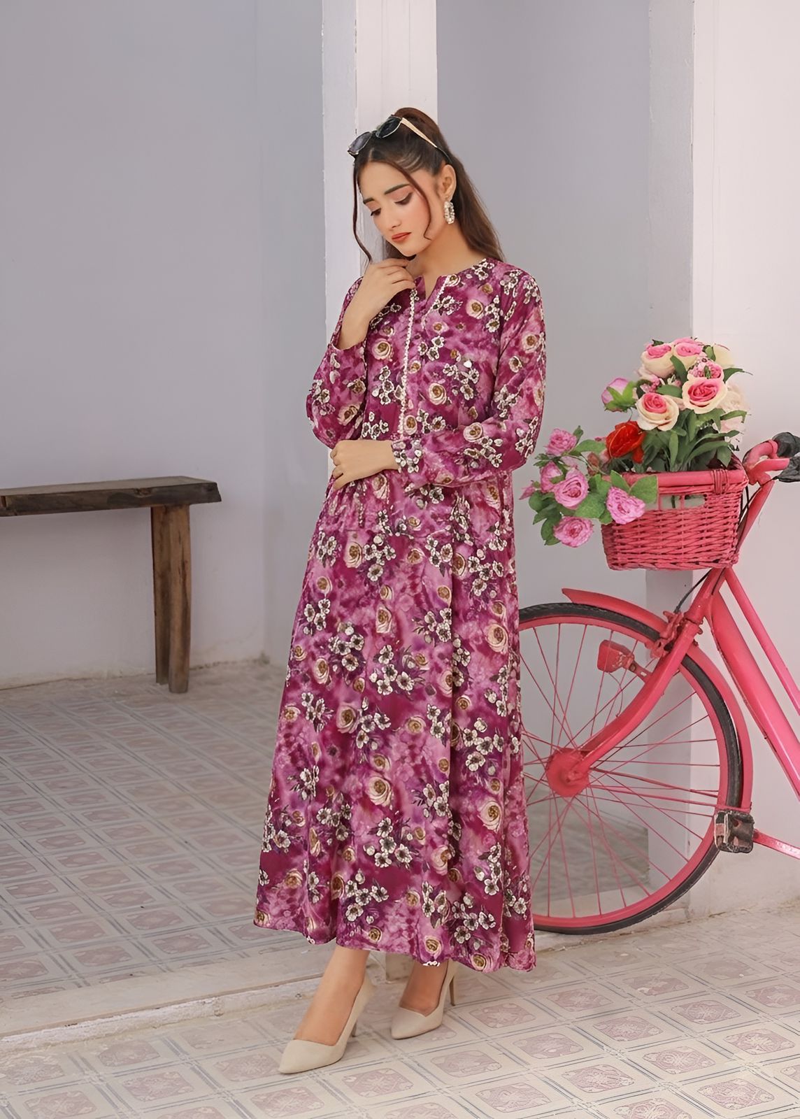 lawn Maxi in Mulberry