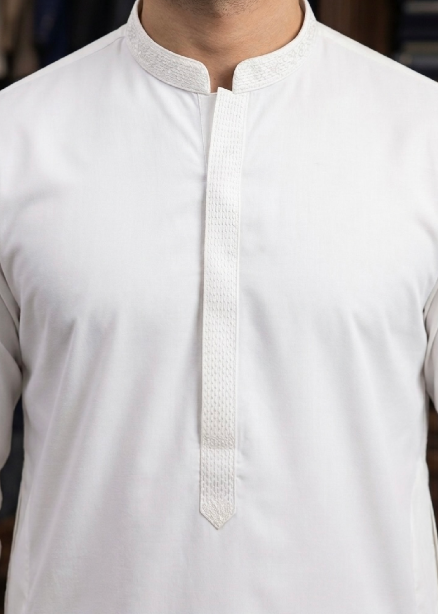 wash & wear Shalwar Kameez in White