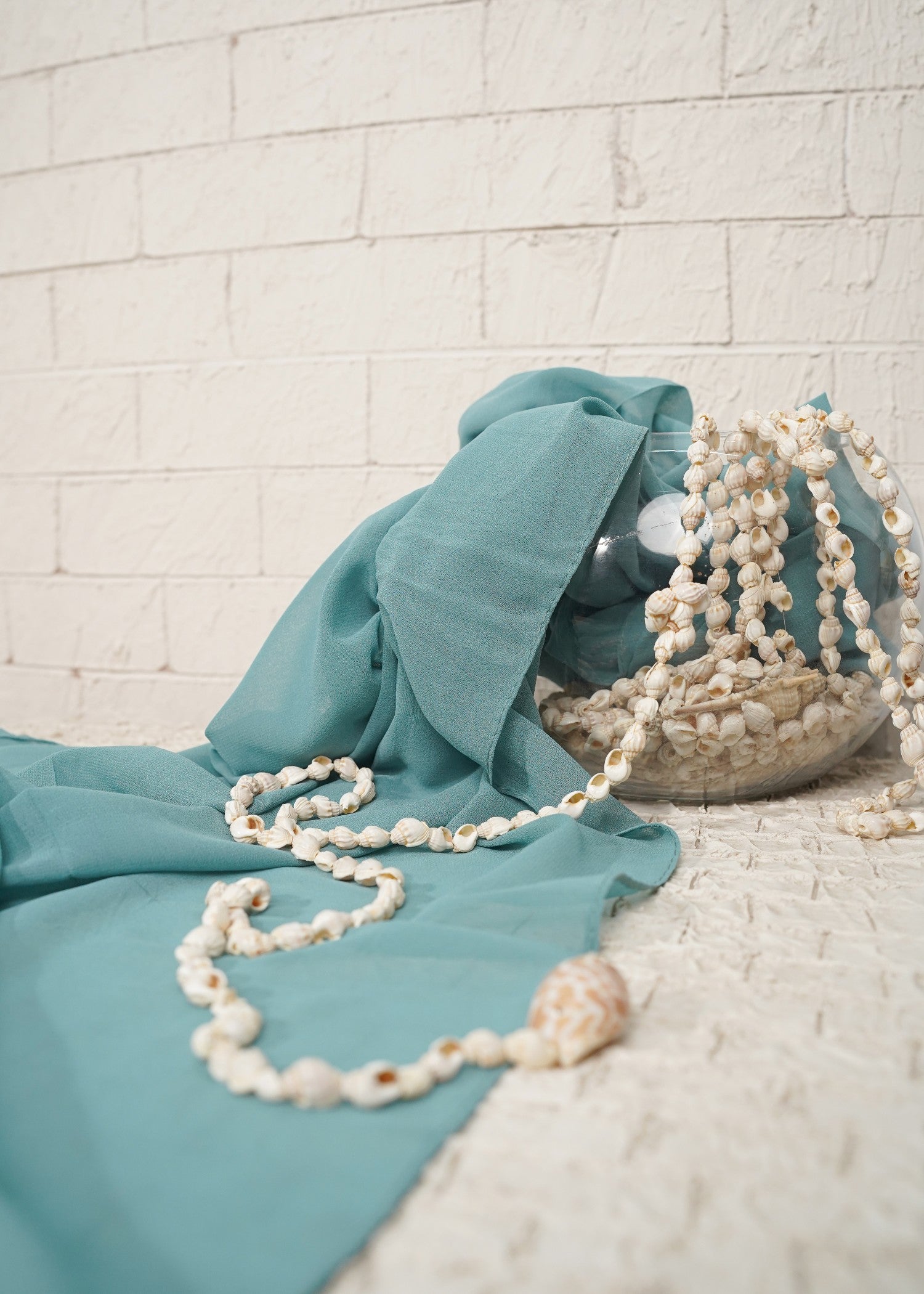 chiffon Hijab in Sea green