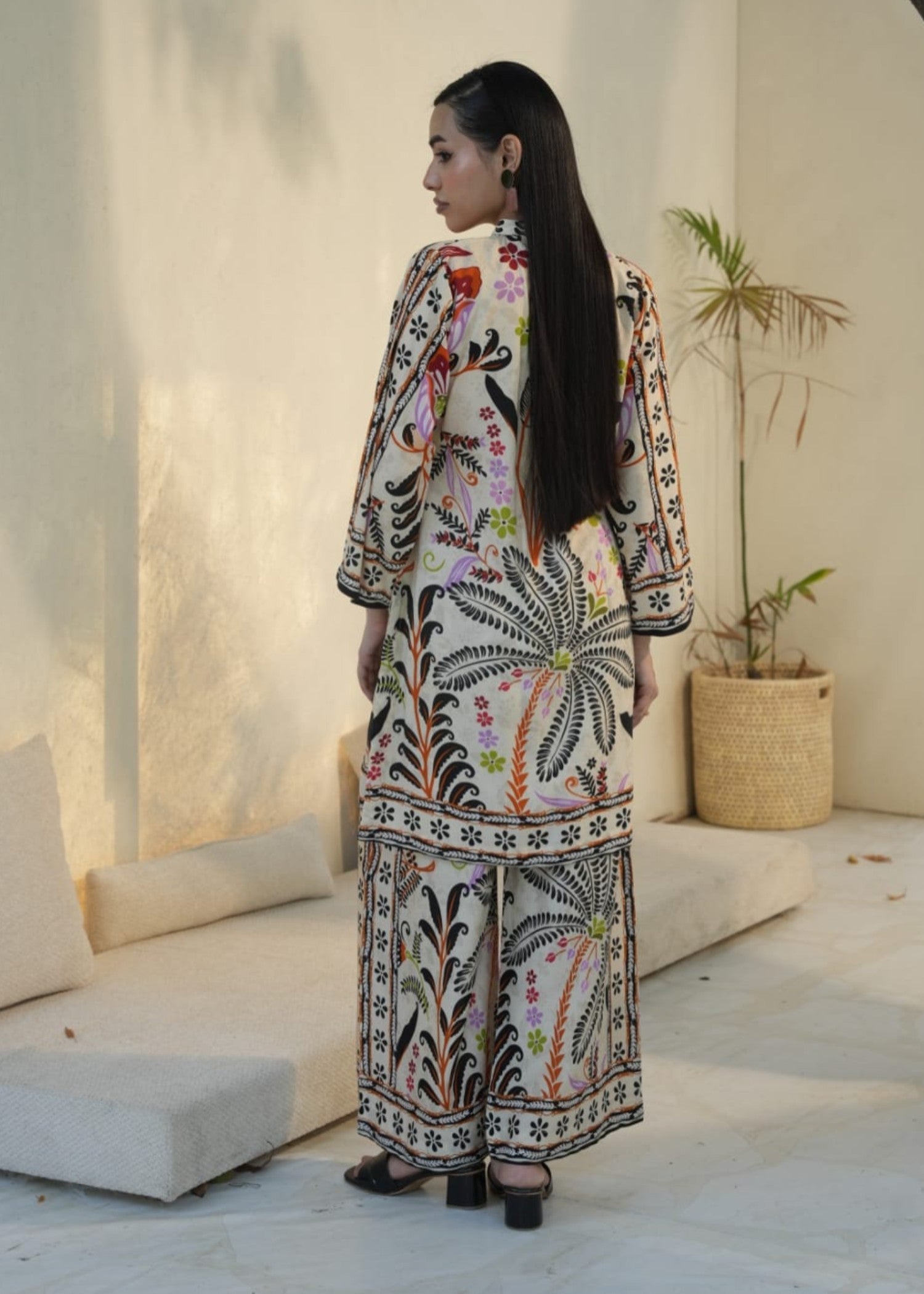 linen Co Ord Sets in Ivory