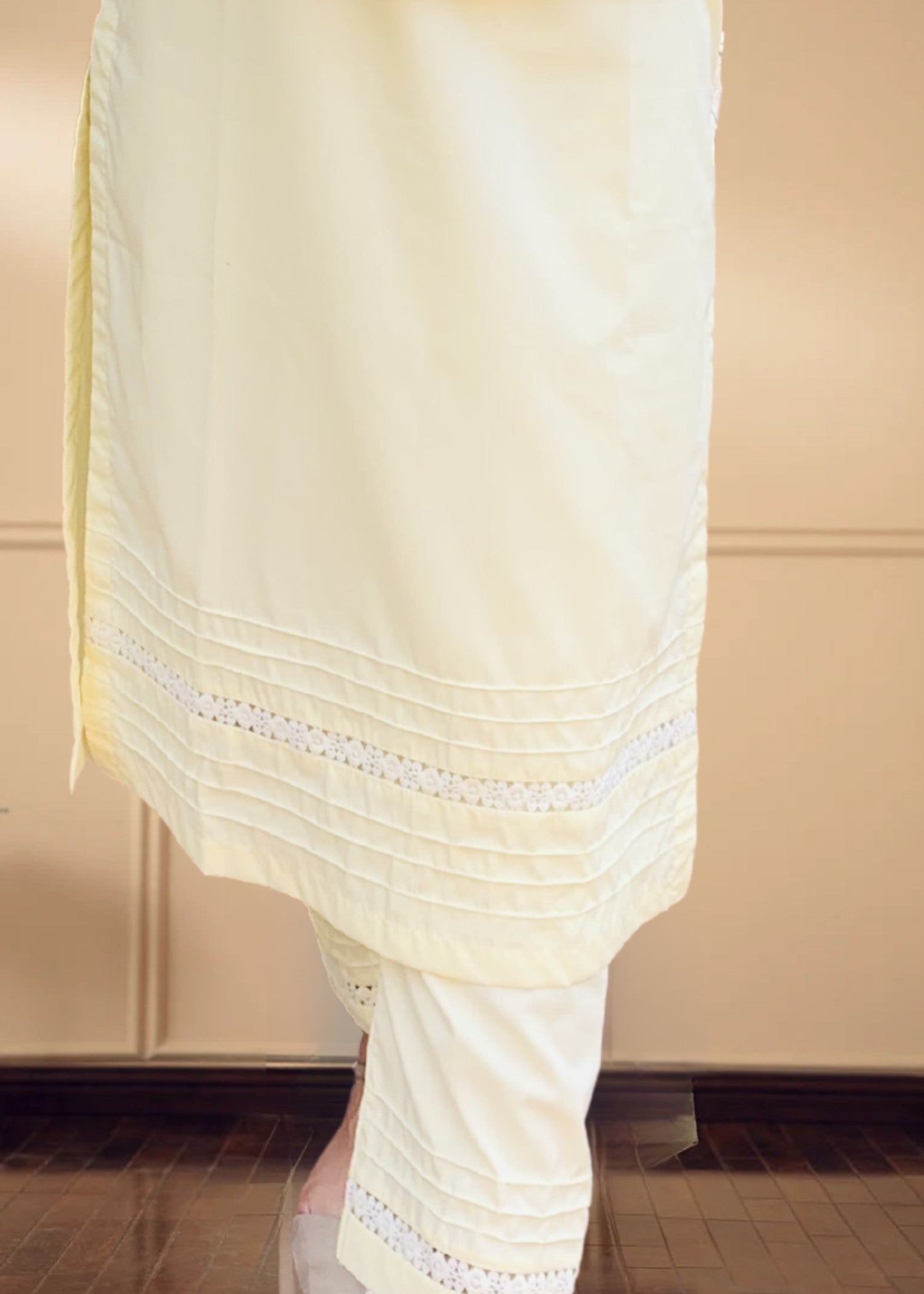 cotton satin Co Ord Sets in Yellow