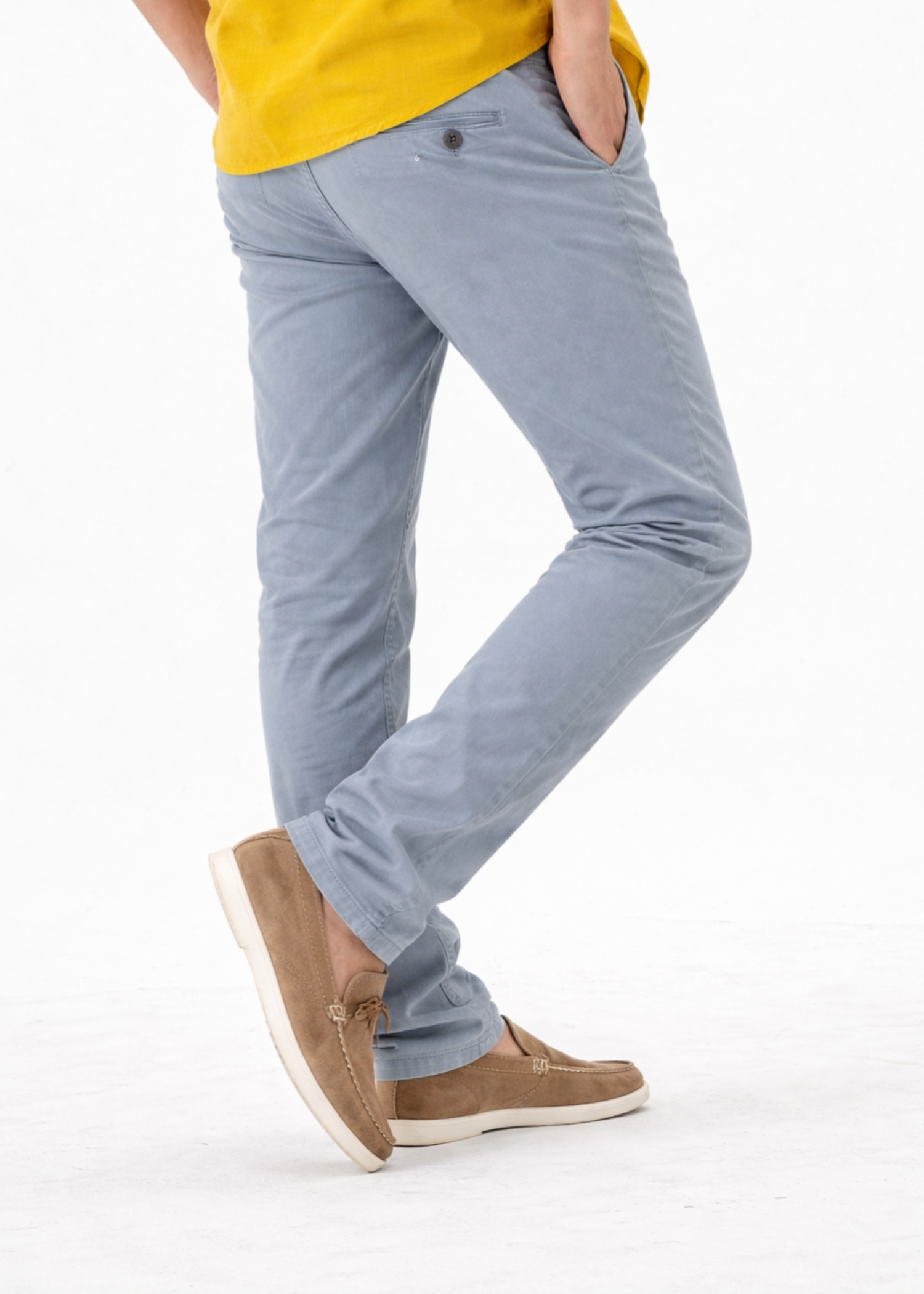 cotton Jeans in Sky