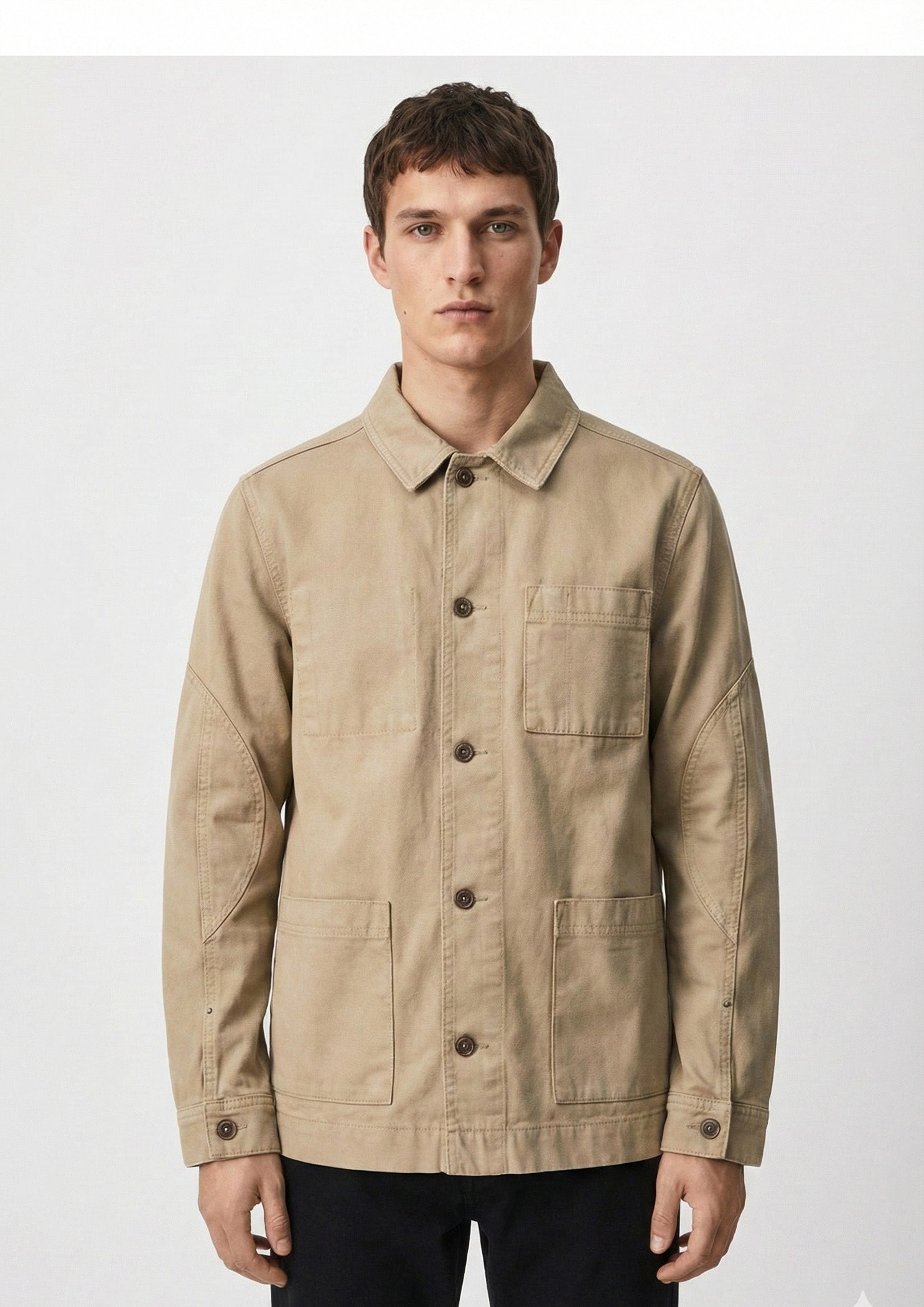 denim Jacket in Beige