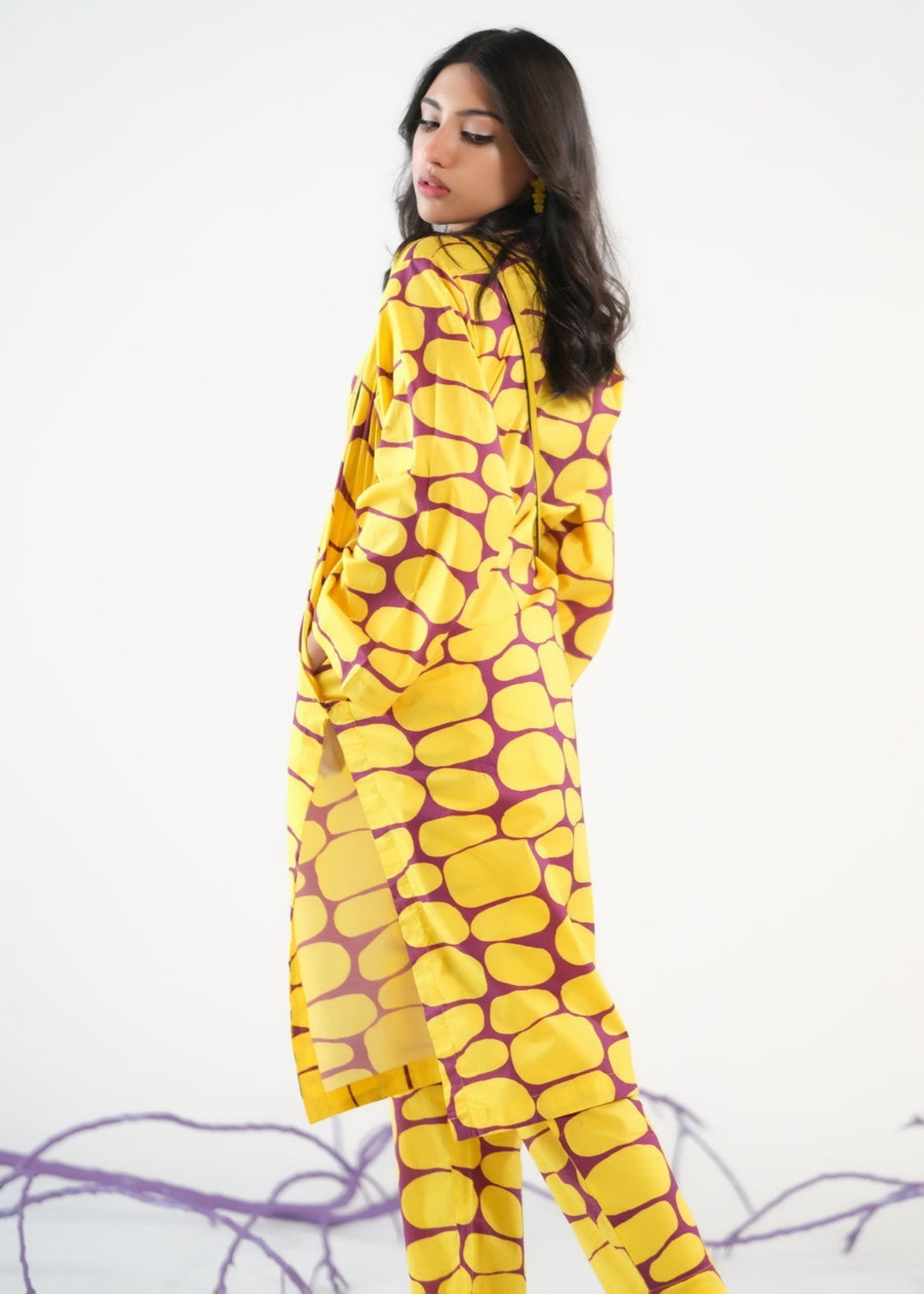 cambric Co Ord Sets in Yellow