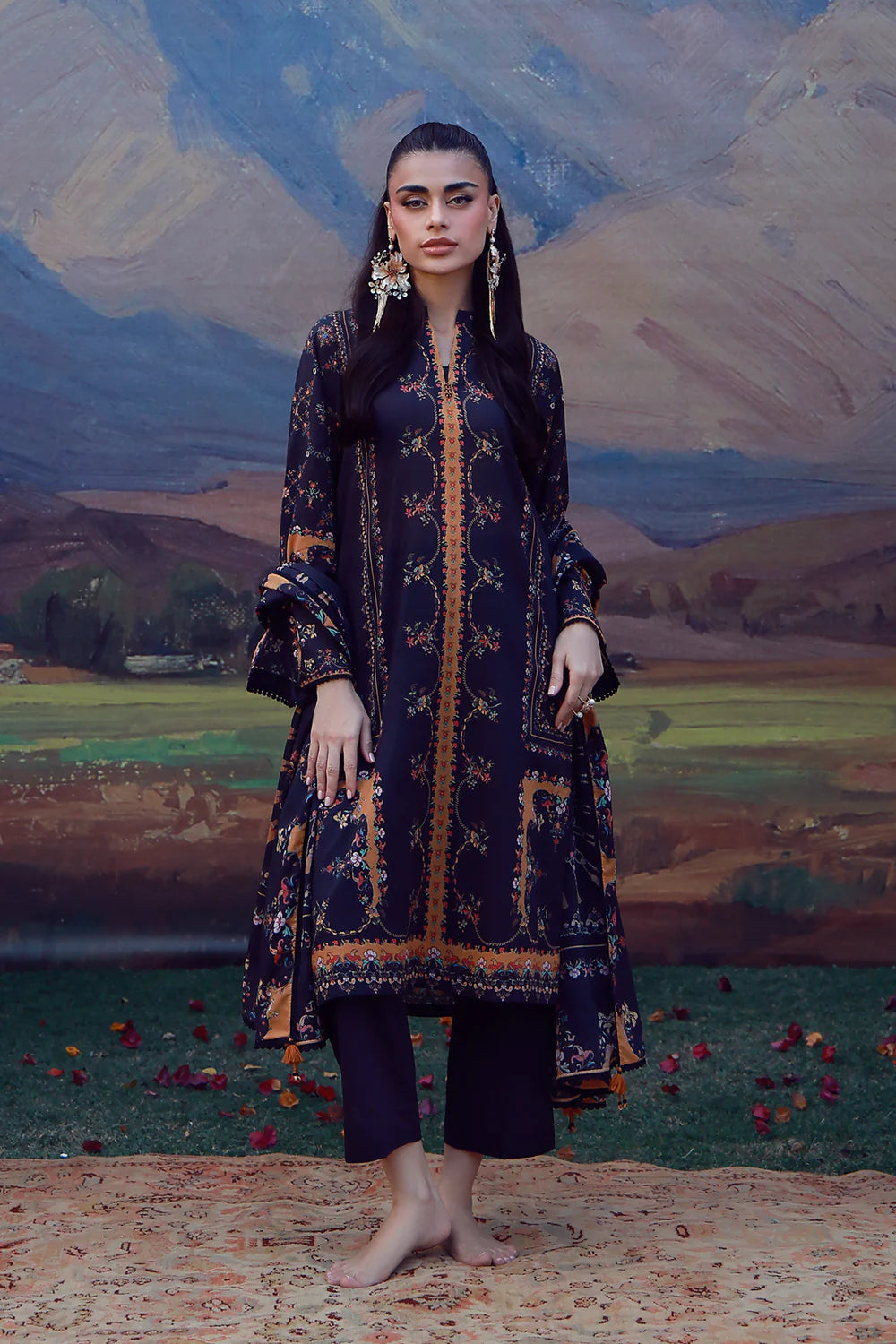 Mirha Lawn – Midnight Jardin