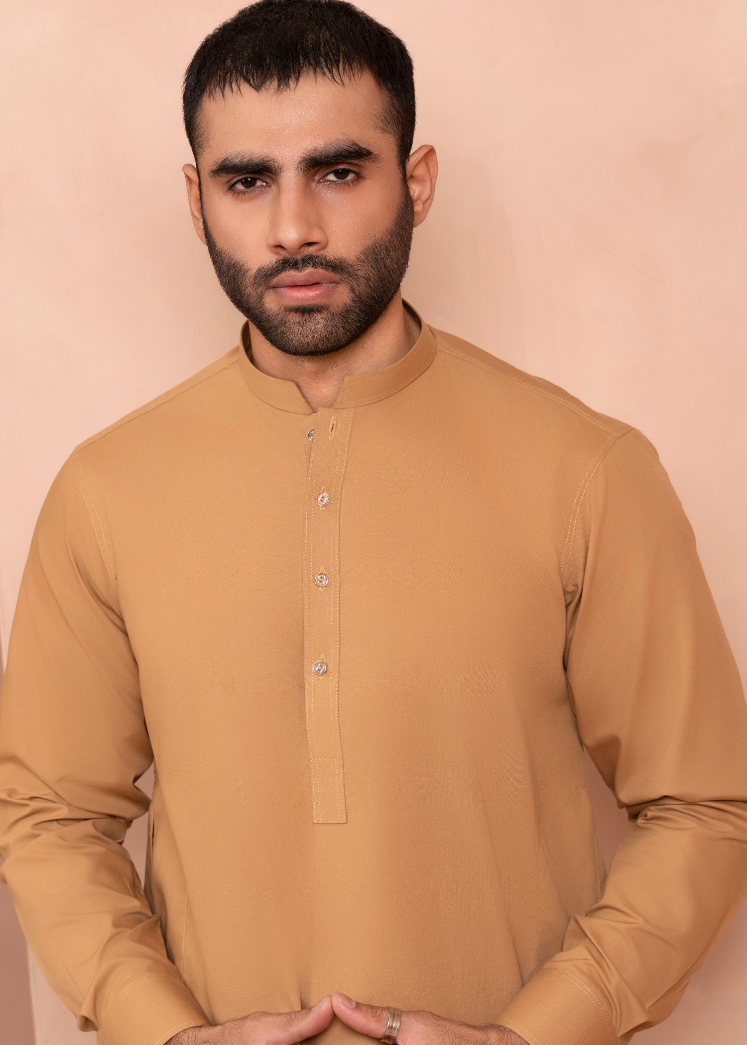 wash & wear Kurta Set in Copper