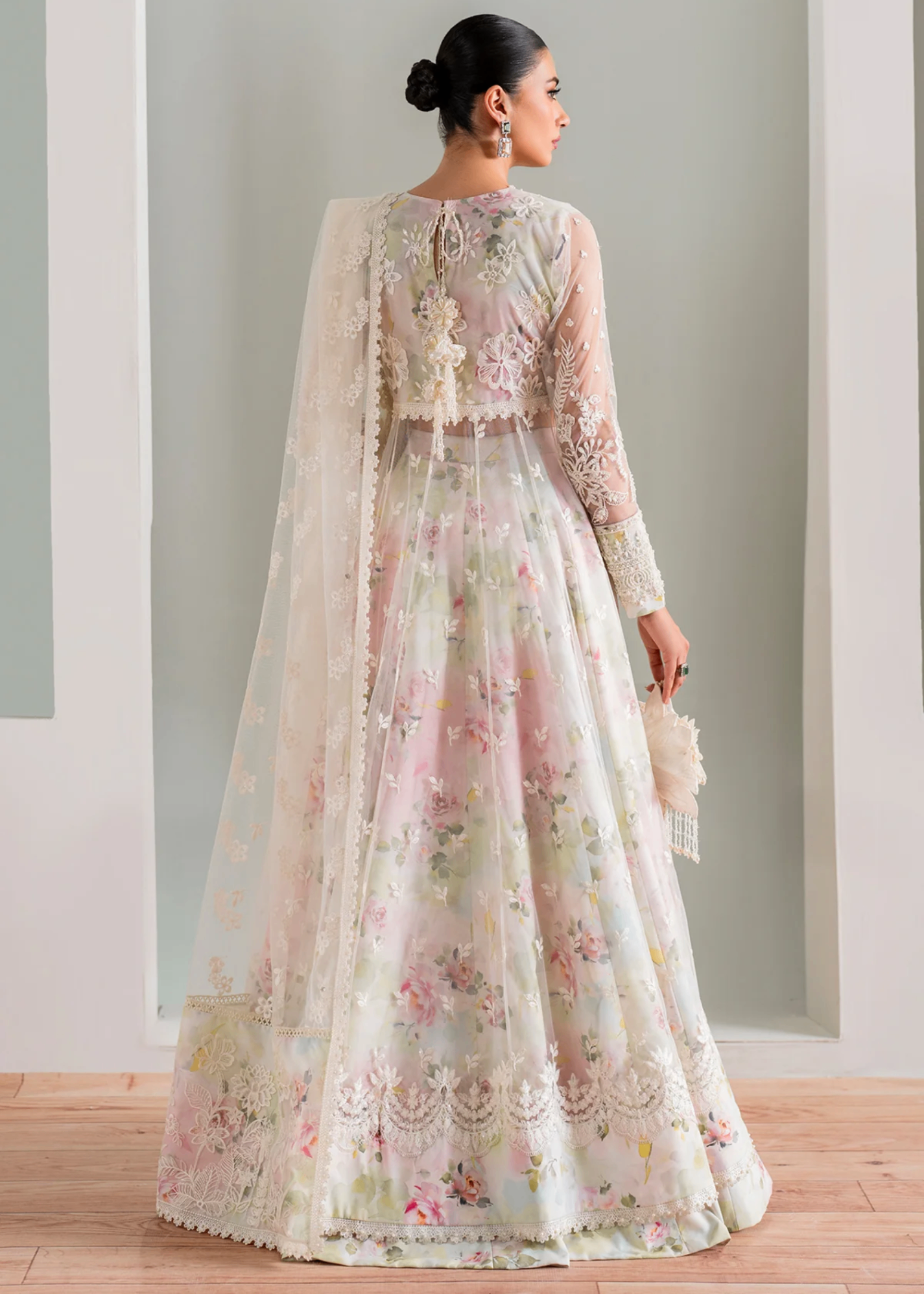 chiffon Maxi in White