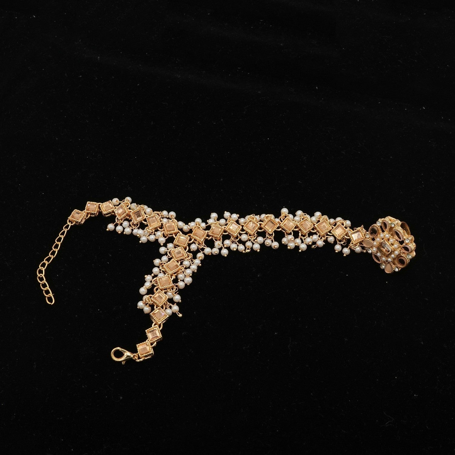 Bracelet in Gold Color by - Trendy Women Bracelet CCY1621