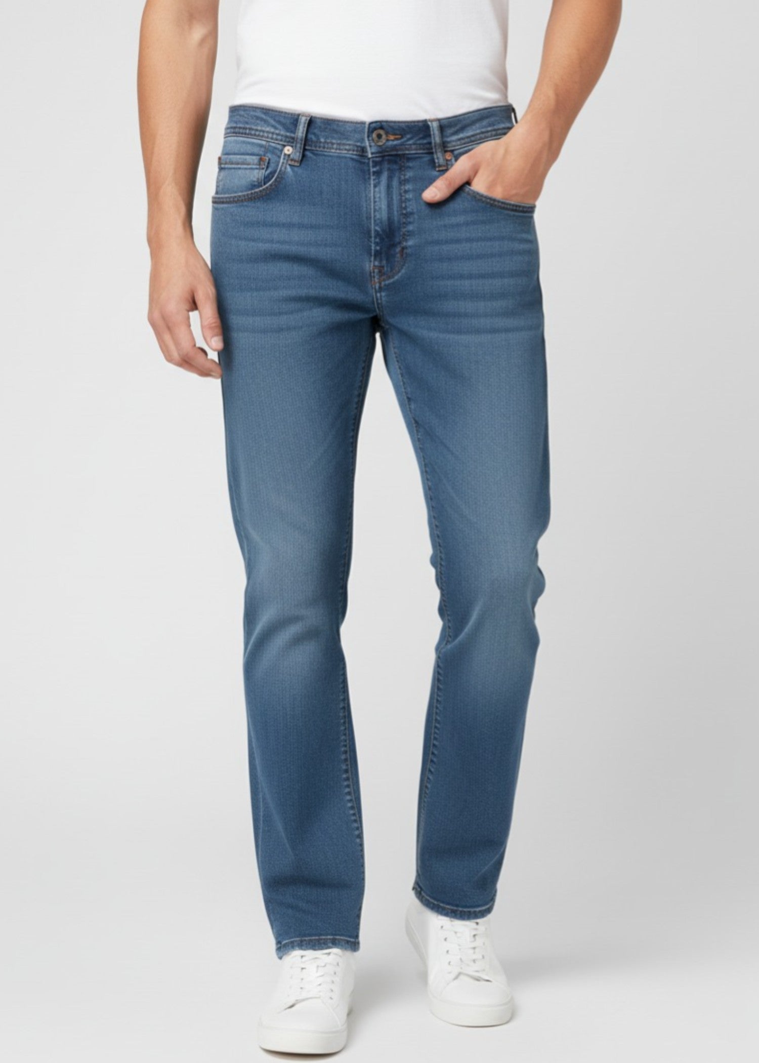 polycotton Jeans in Cornflower blue