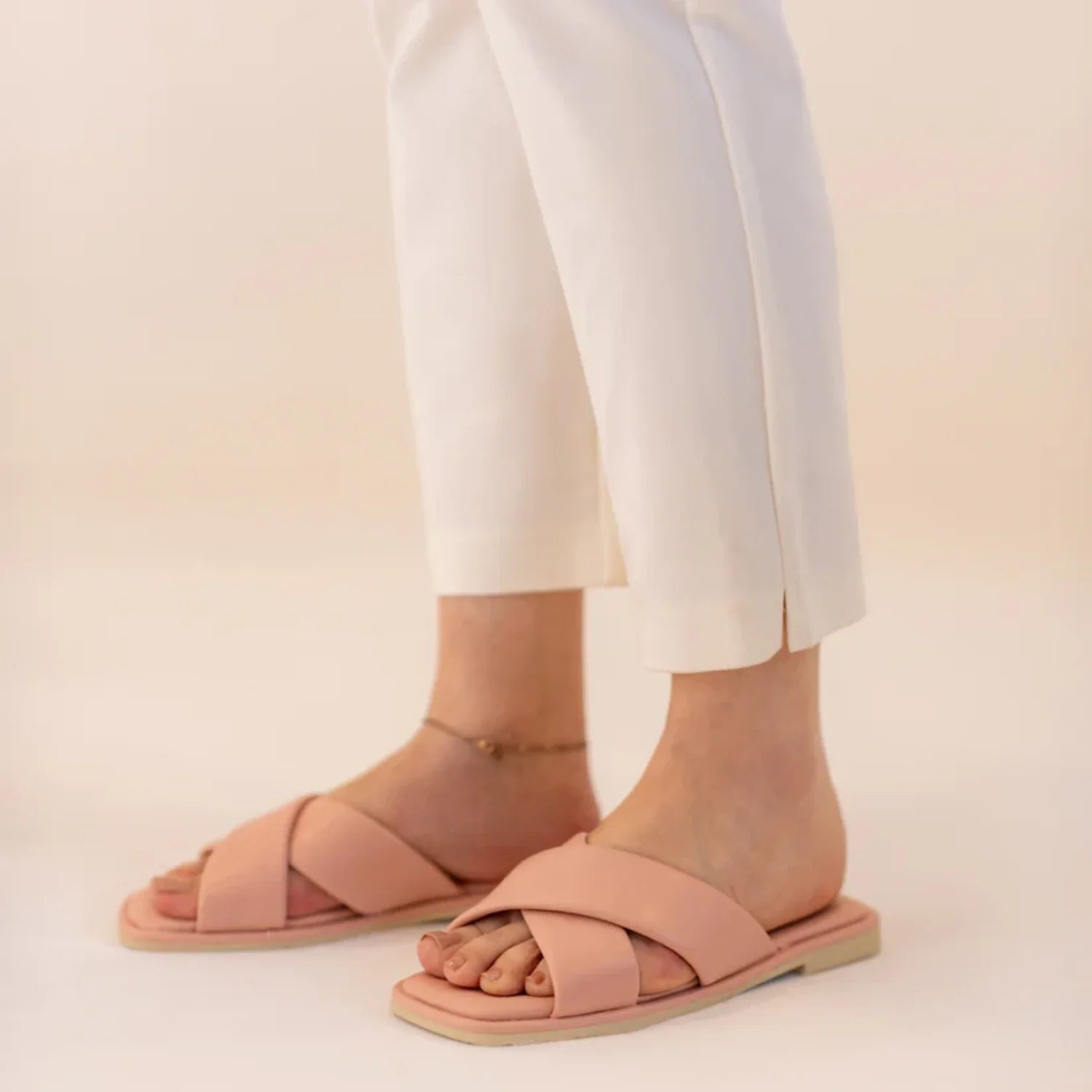 Flats in Pink by - High Quality Women Flats DMI5113