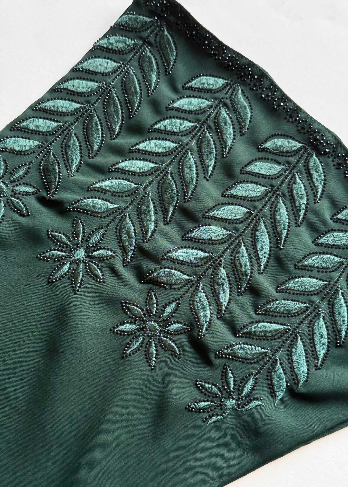 nidha Abaya in Forest green