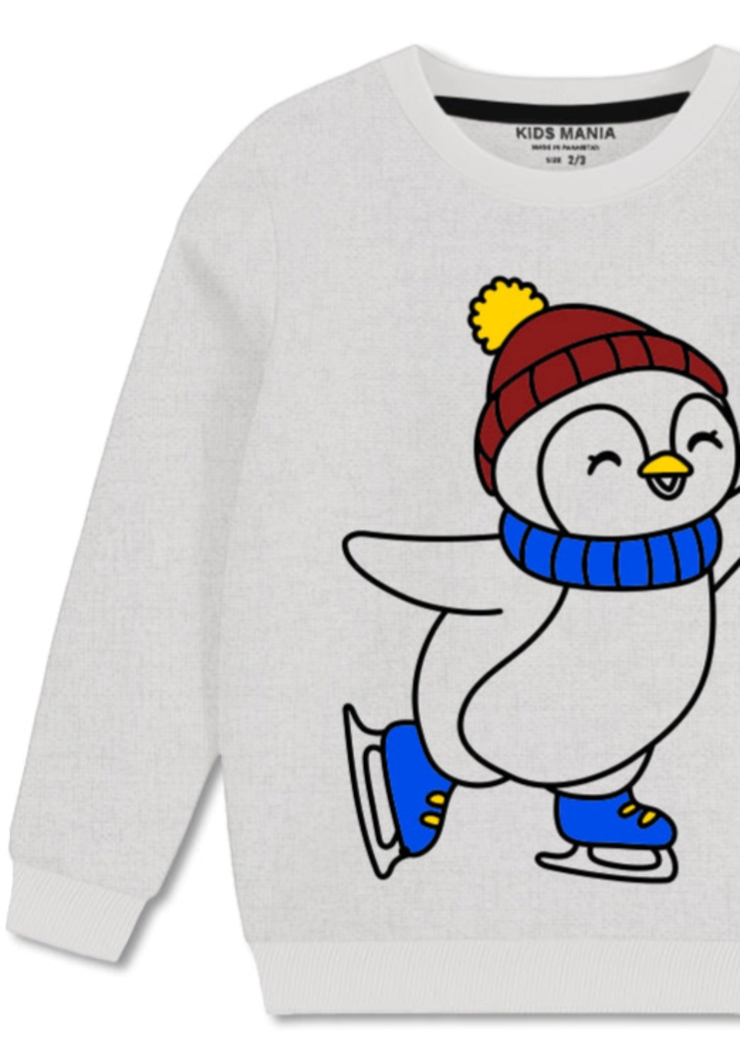 fleece Sweatshirt in White