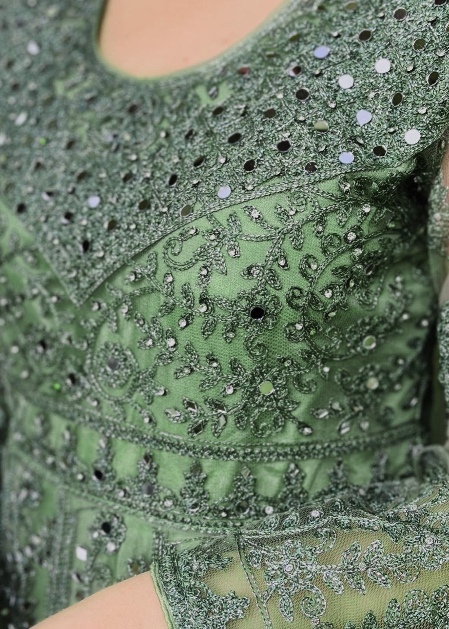 net Maxi in Mint green