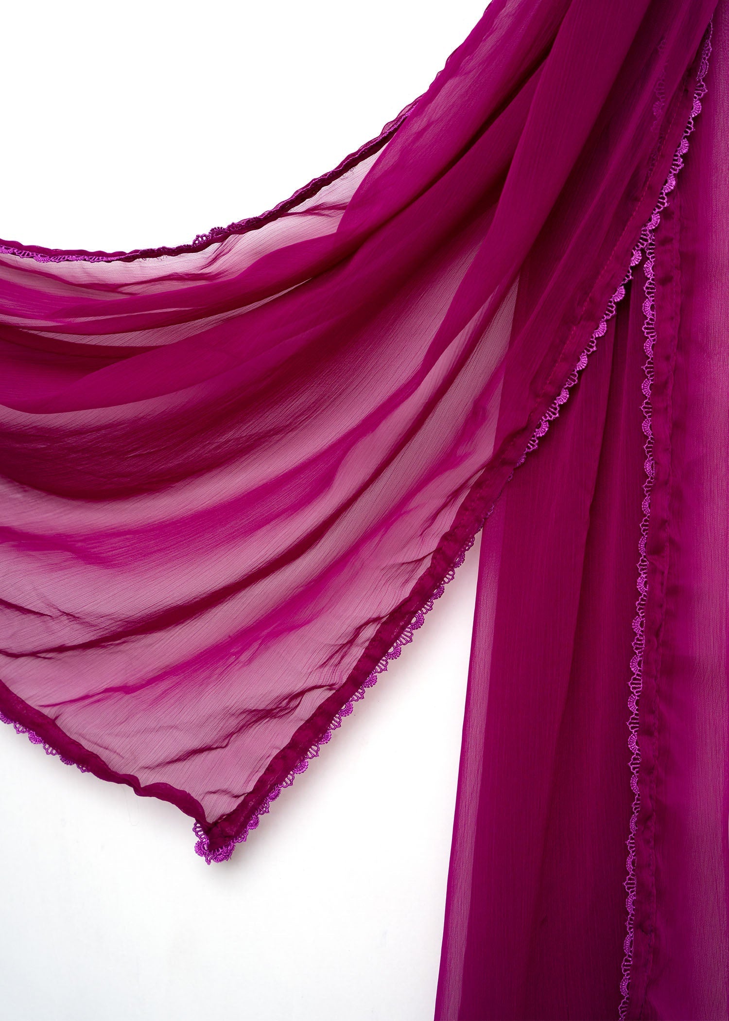 Dupatta in Magenta haze